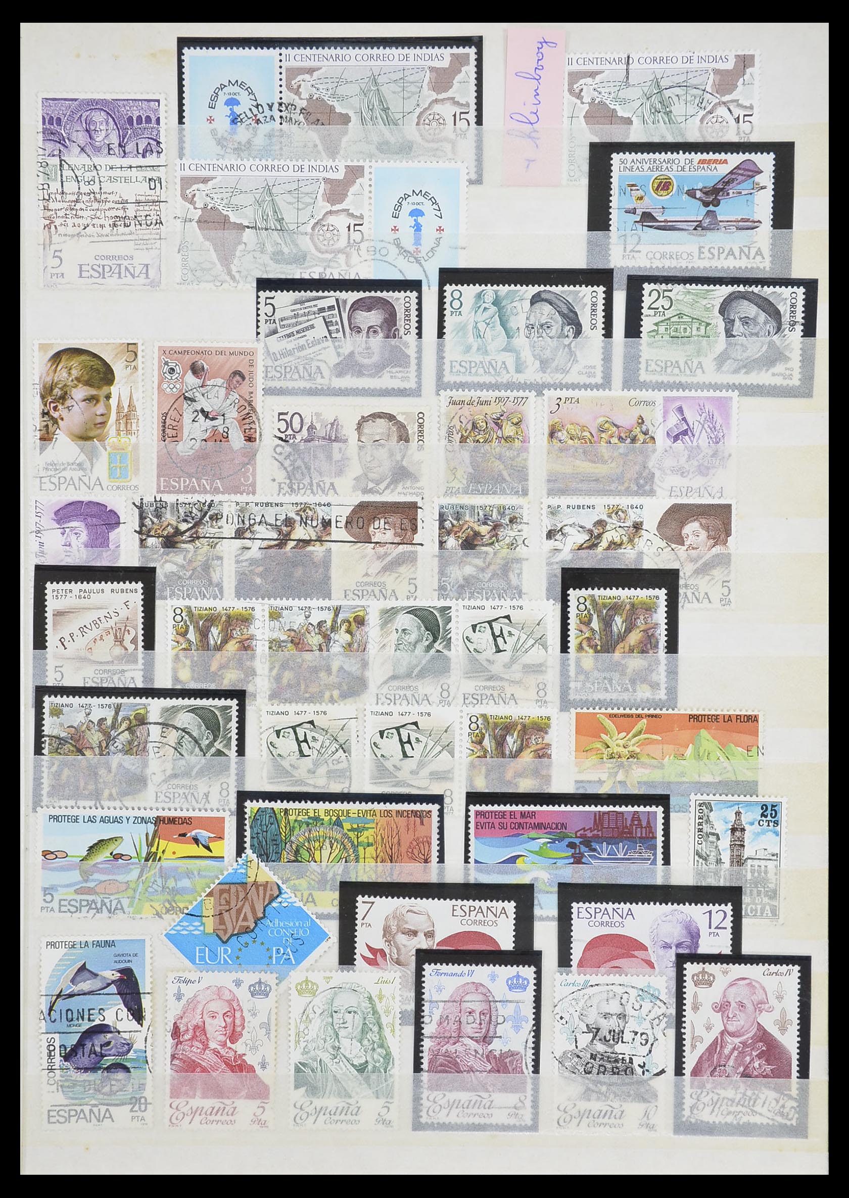 33846 041 - Postzegelverzameling 33846 Spanje 1850-2010.