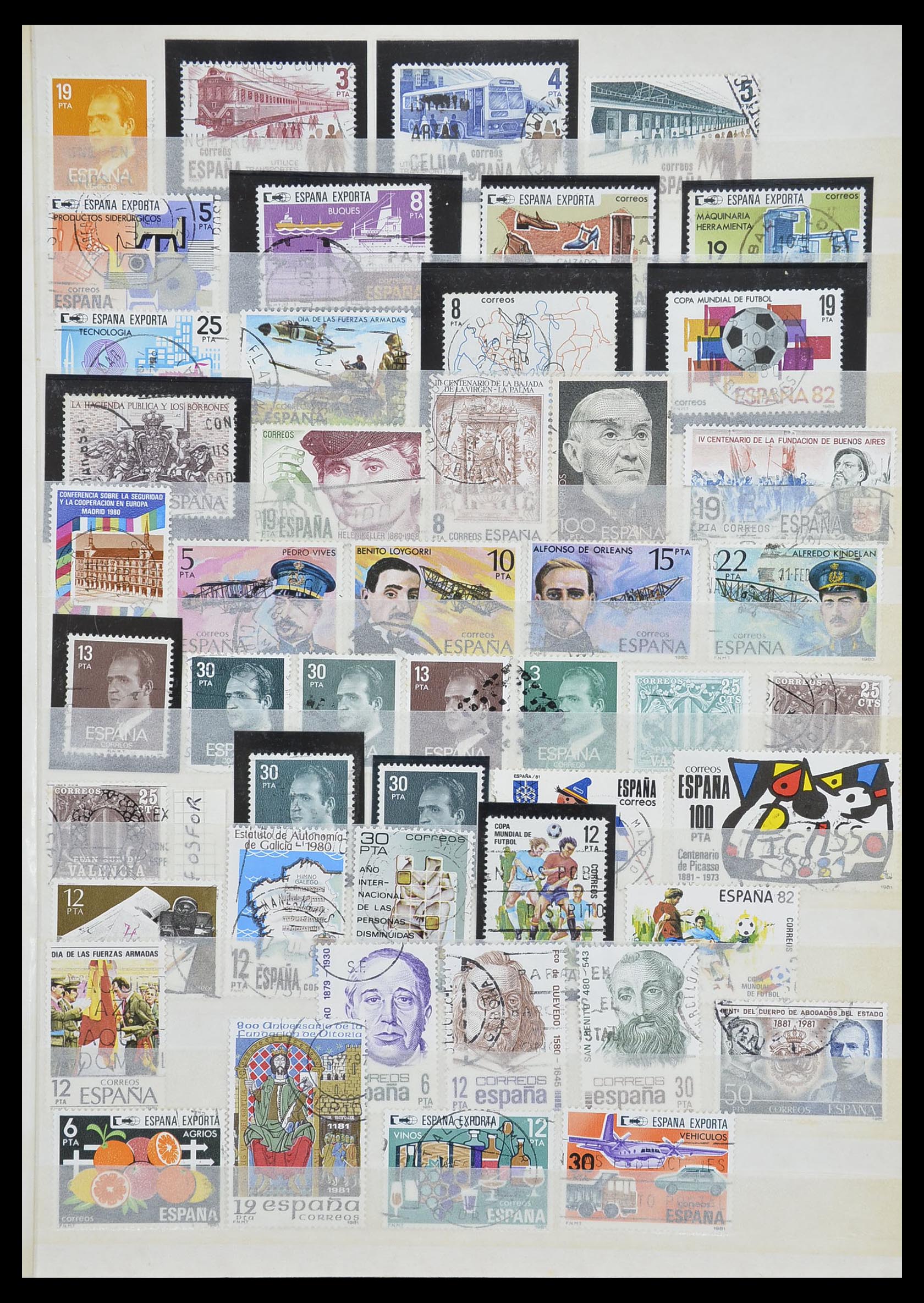 33846 043 - Postzegelverzameling 33846 Spanje 1850-2010.