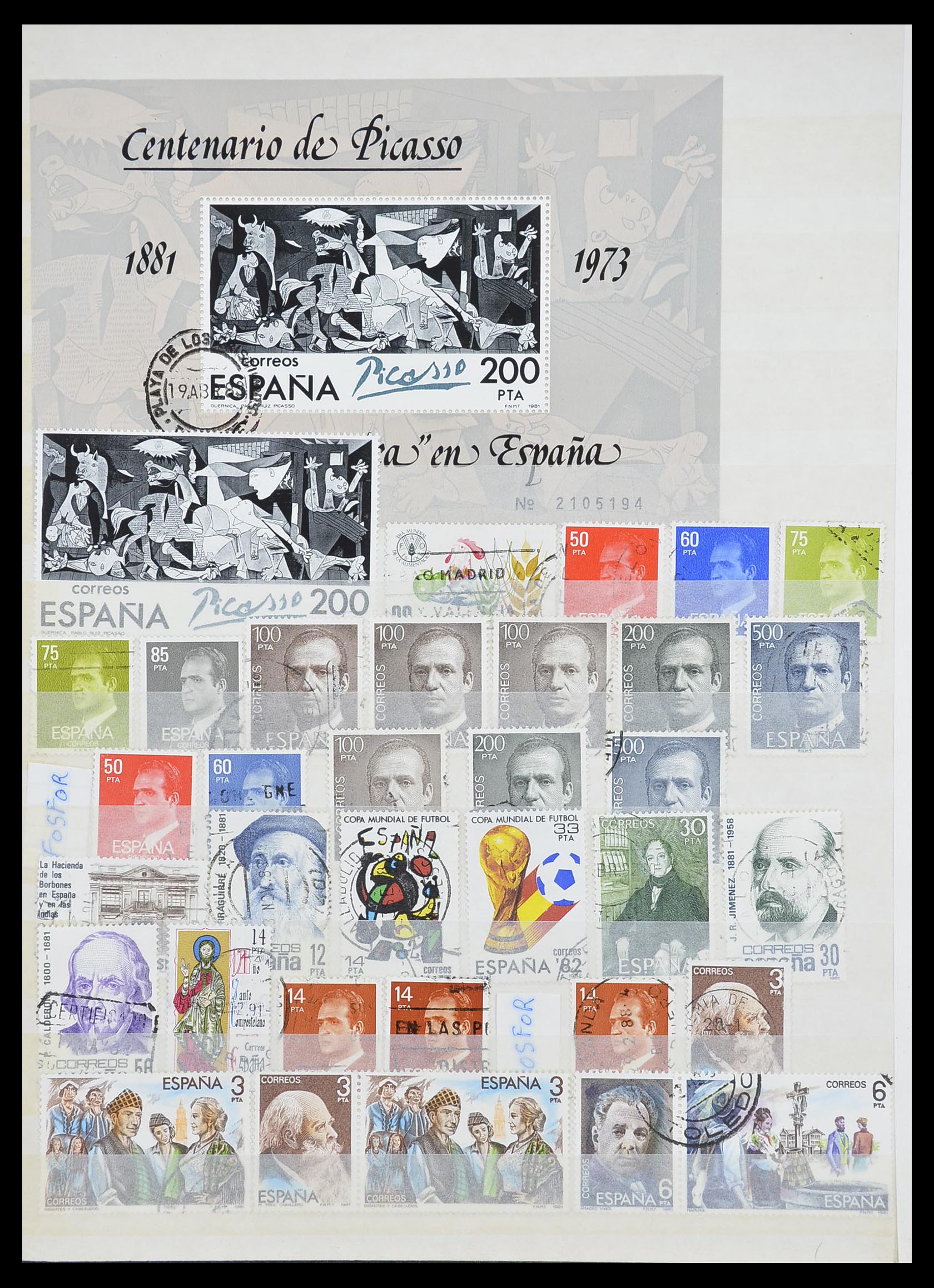 33846 044 - Postzegelverzameling 33846 Spanje 1850-2010.