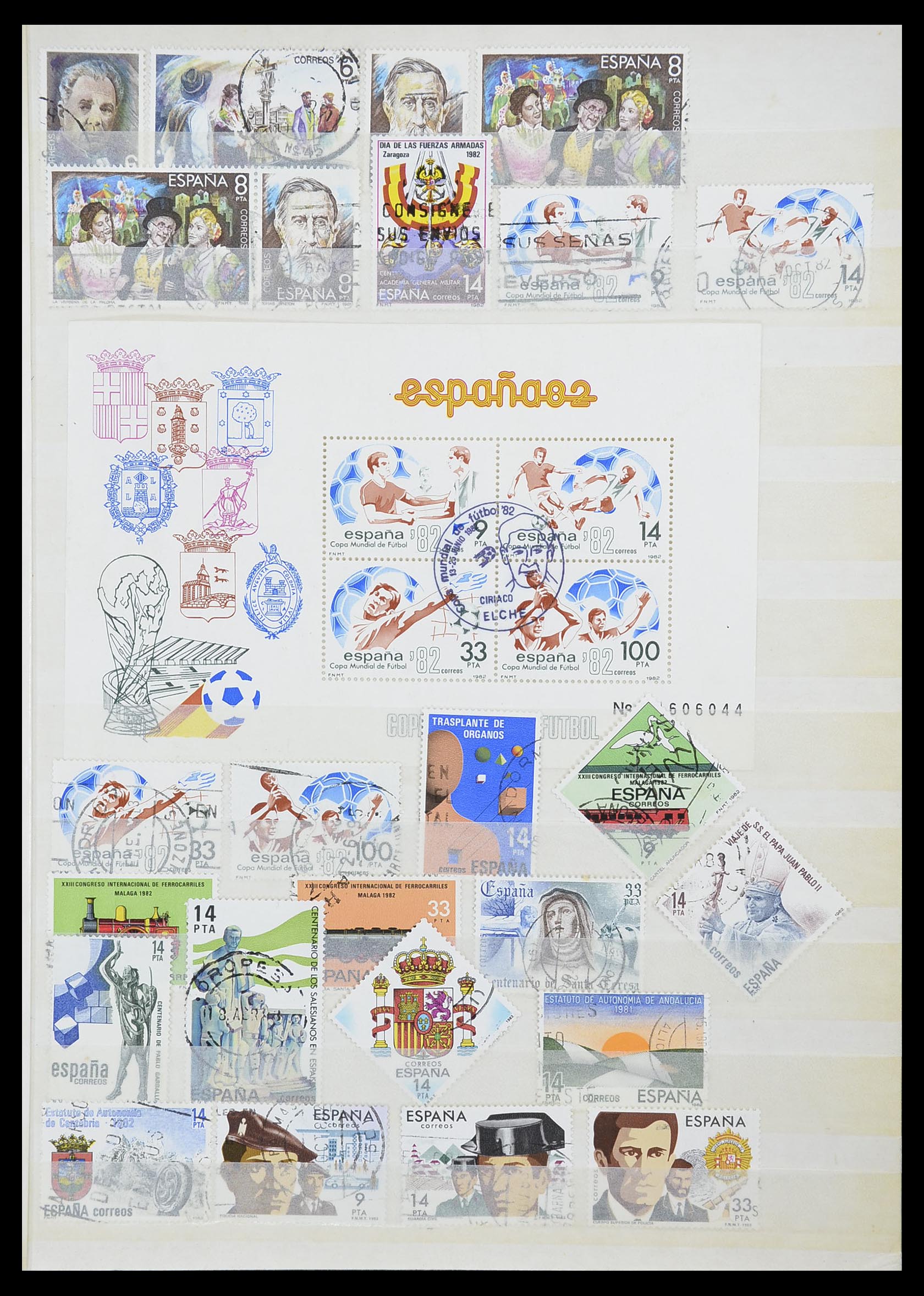 33846 045 - Postzegelverzameling 33846 Spanje 1850-2010.