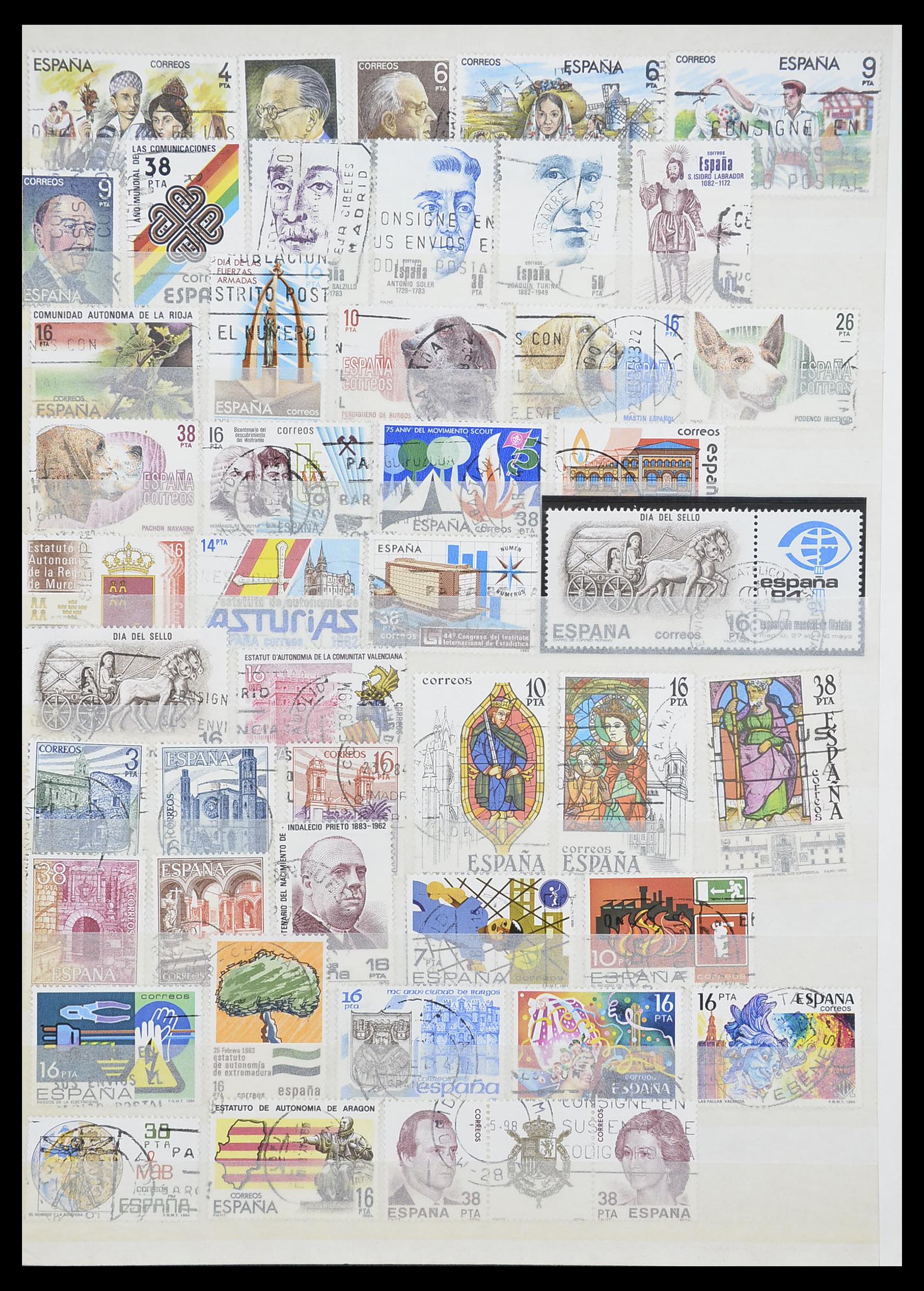 33846 046 - Postzegelverzameling 33846 Spanje 1850-2010.