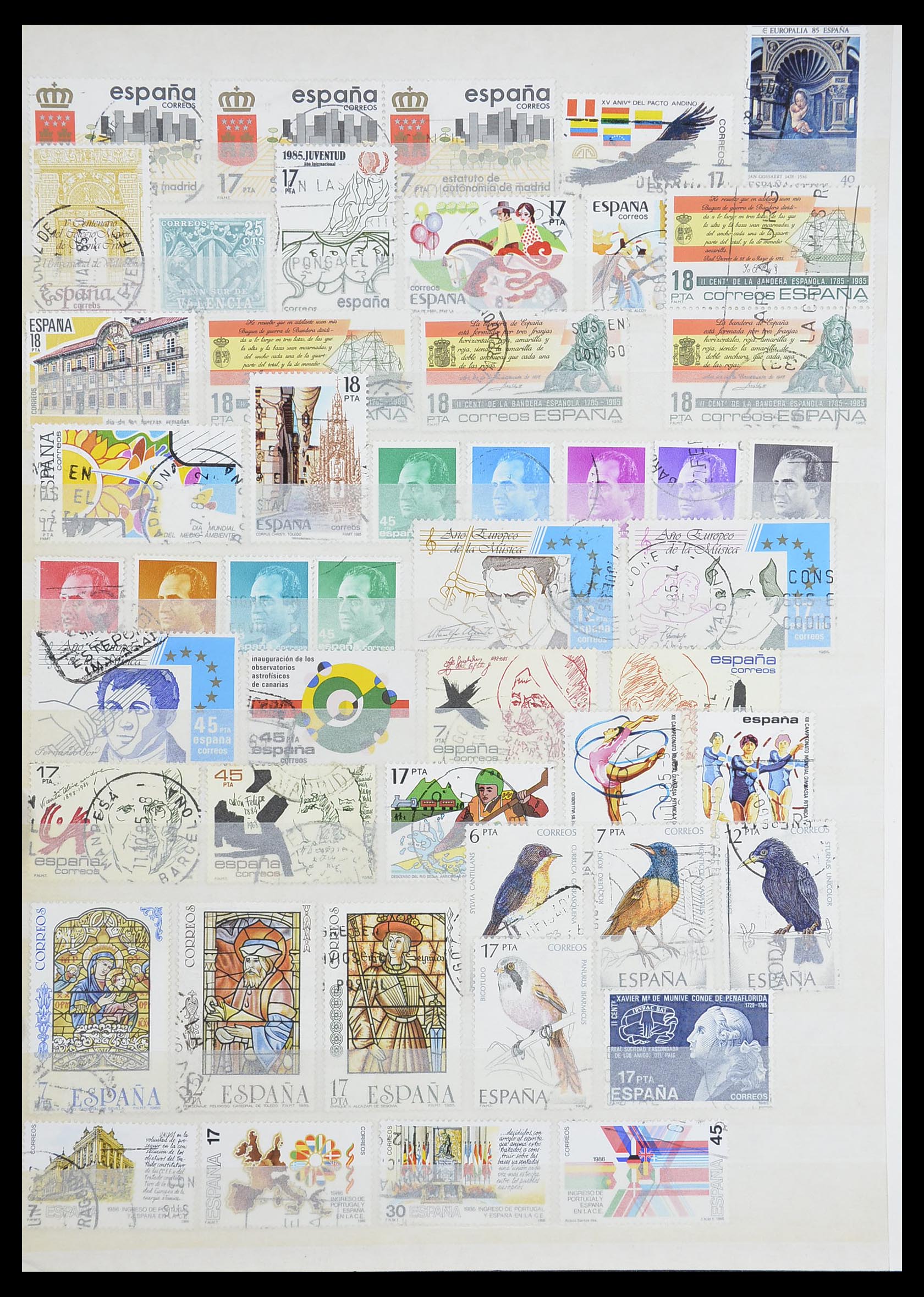 33846 048 - Postzegelverzameling 33846 Spanje 1850-2010.