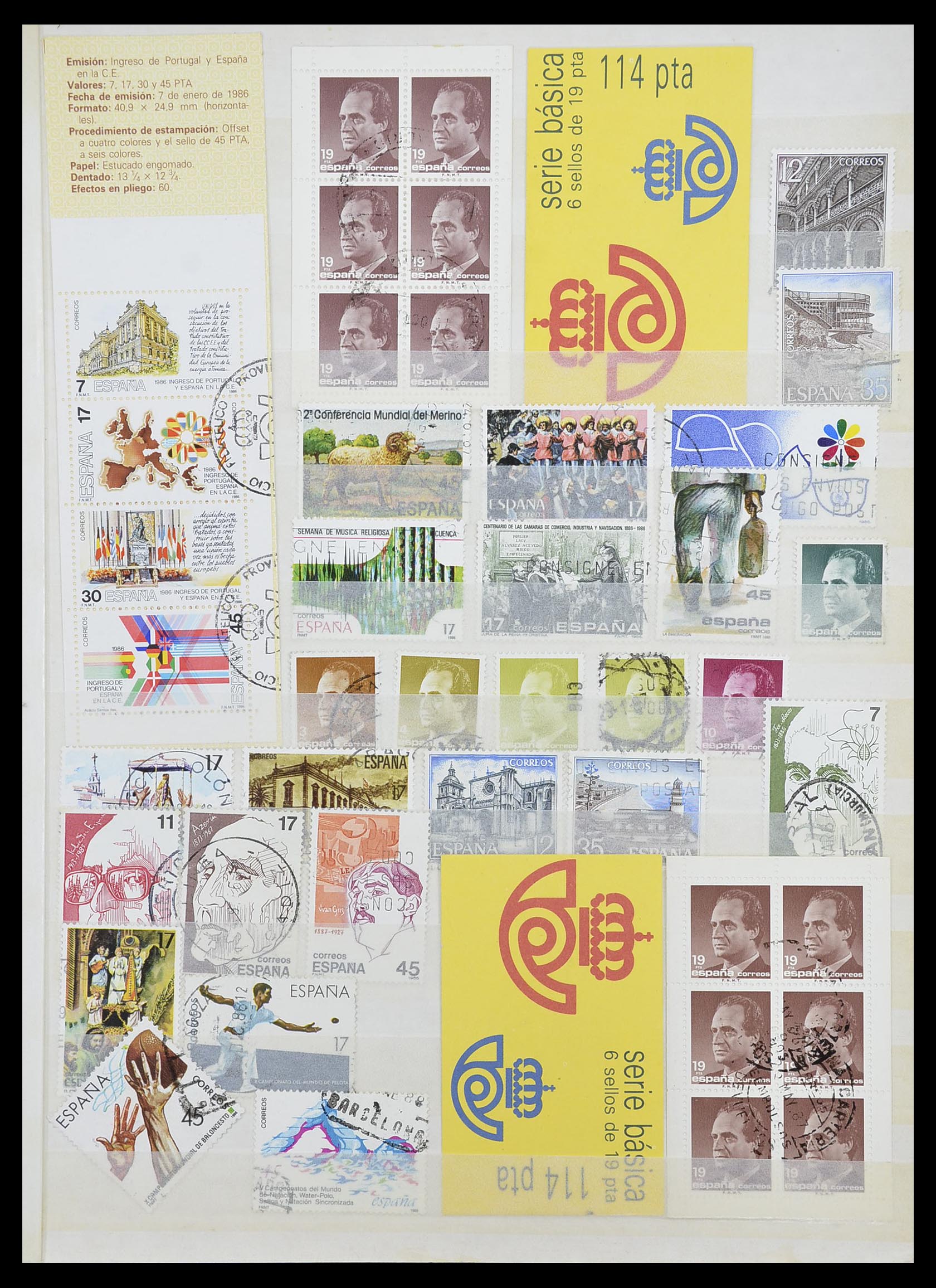33846 049 - Postzegelverzameling 33846 Spanje 1850-2010.