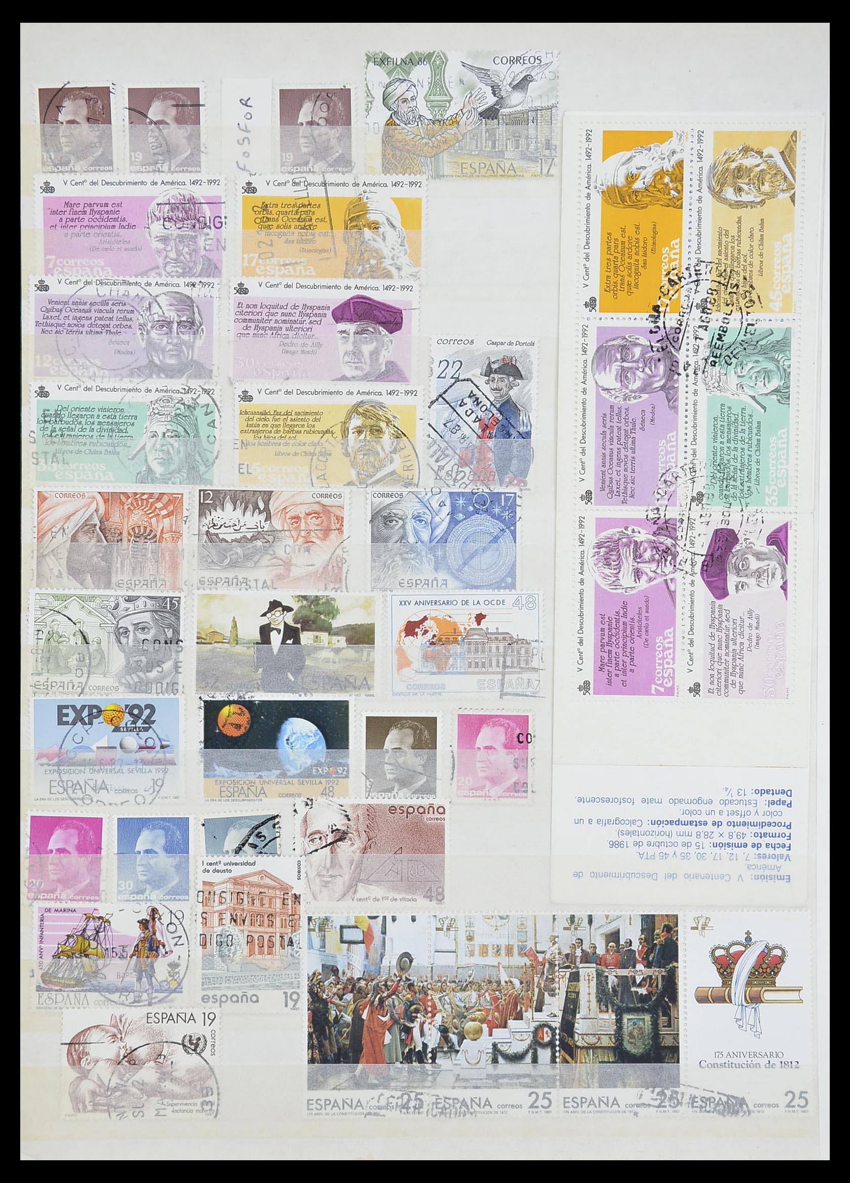 33846 050 - Postzegelverzameling 33846 Spanje 1850-2010.