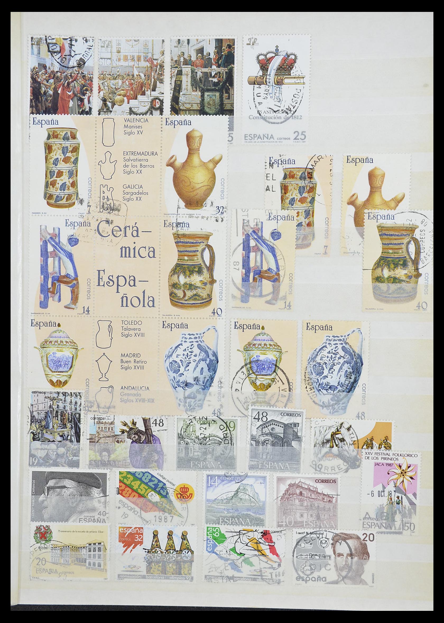 33846 051 - Postzegelverzameling 33846 Spanje 1850-2010.