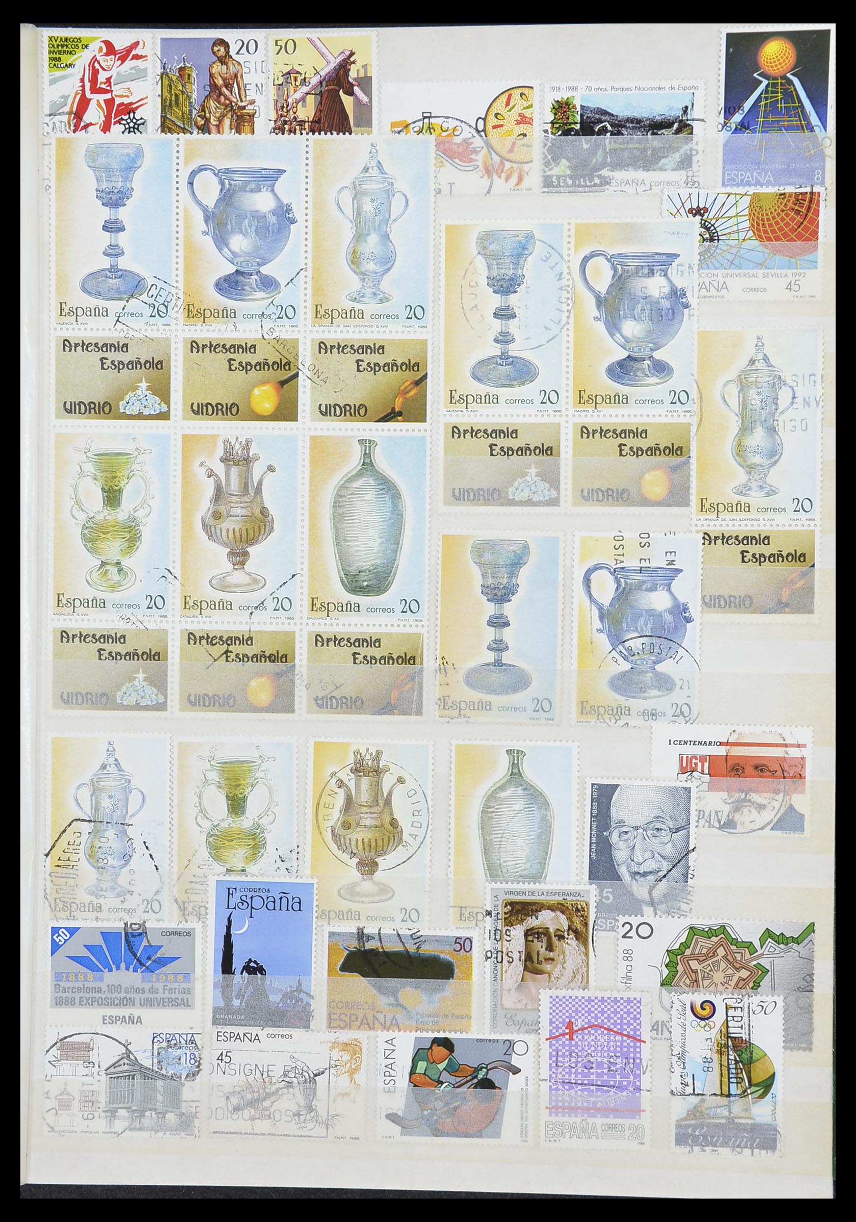 33846 053 - Postzegelverzameling 33846 Spanje 1850-2010.