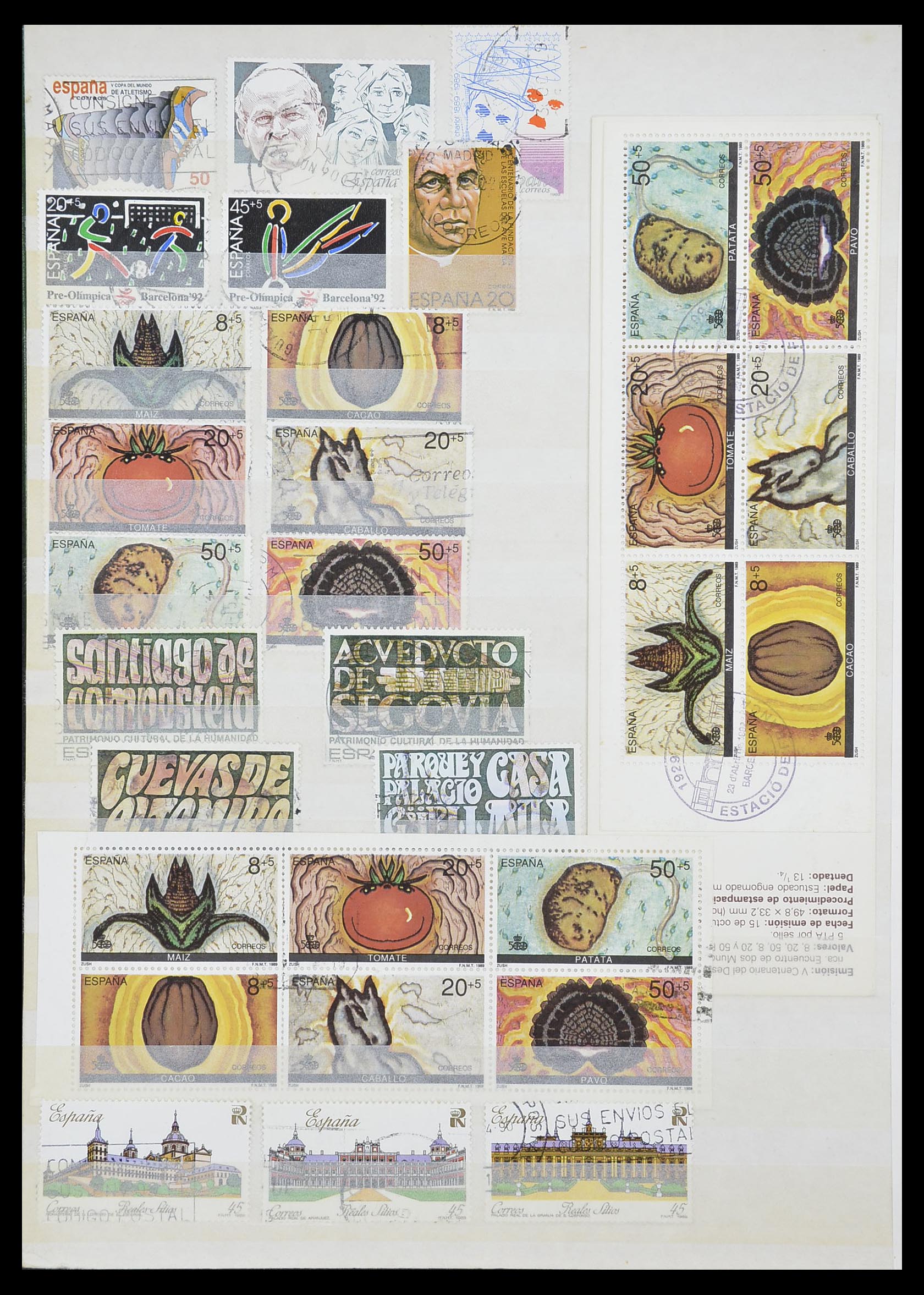 33846 056 - Postzegelverzameling 33846 Spanje 1850-2010.