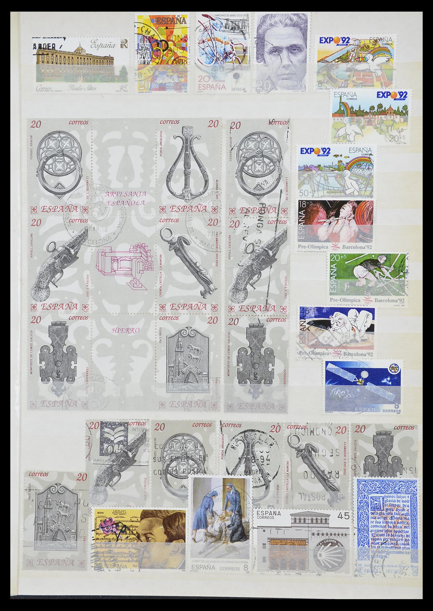 33846 057 - Postzegelverzameling 33846 Spanje 1850-2010.