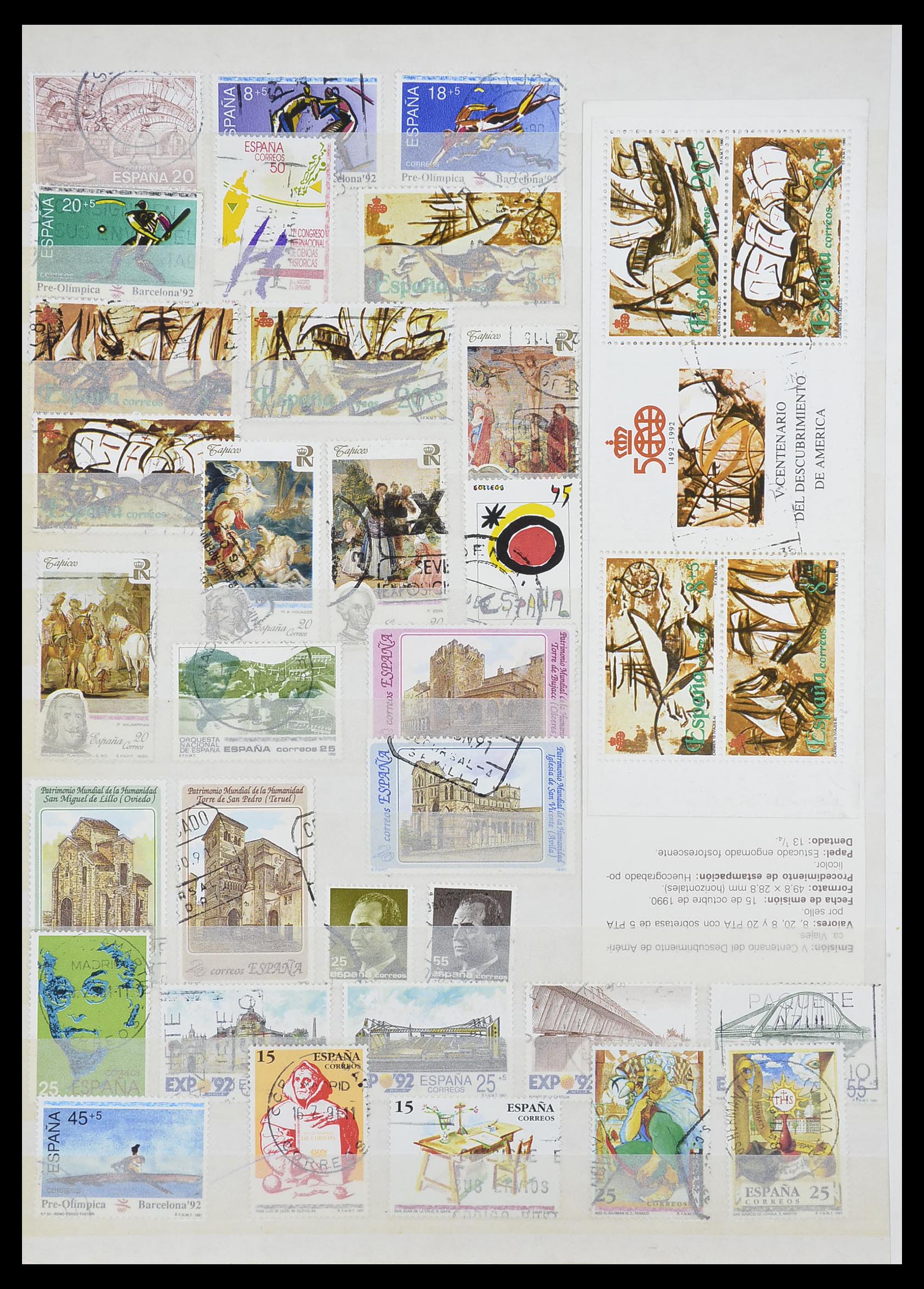 33846 058 - Postzegelverzameling 33846 Spanje 1850-2010.