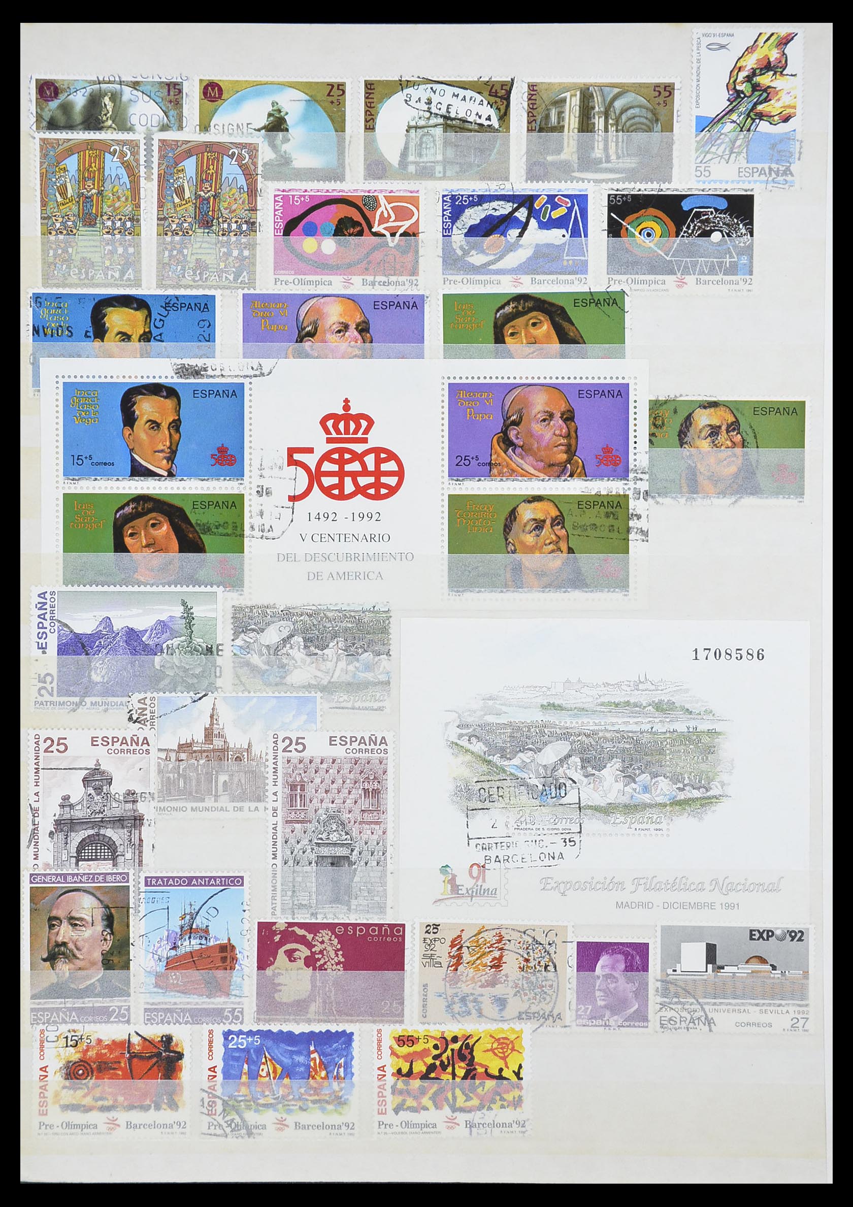 33846 060 - Postzegelverzameling 33846 Spanje 1850-2010.