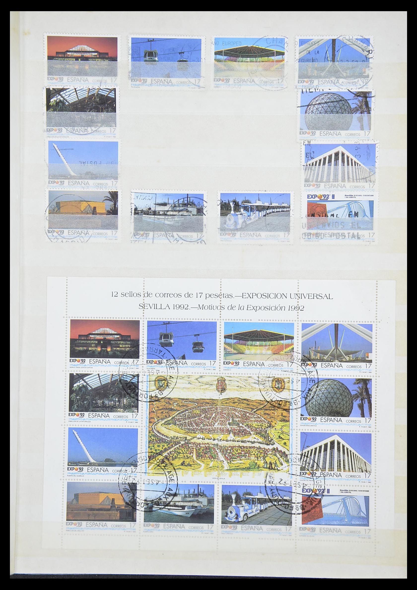 33846 061 - Postzegelverzameling 33846 Spanje 1850-2010.
