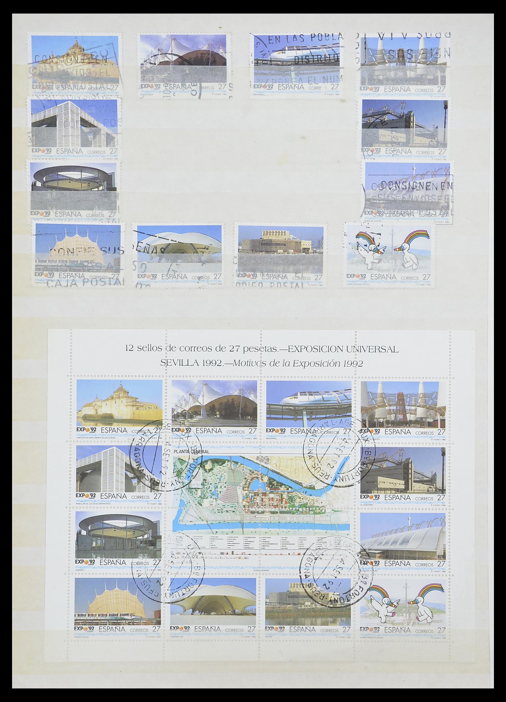 33846 062 - Postzegelverzameling 33846 Spanje 1850-2010.