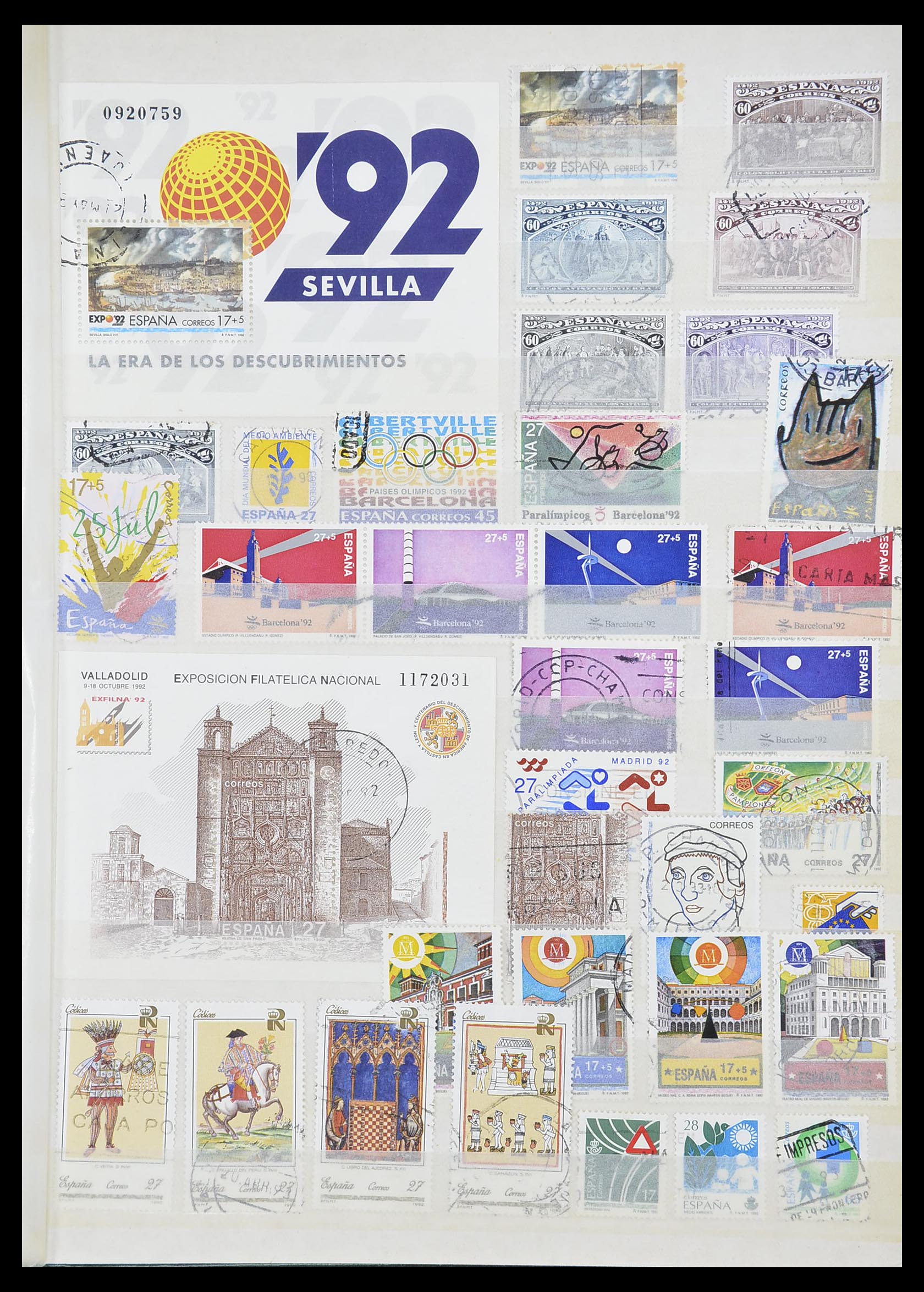 33846 063 - Postzegelverzameling 33846 Spanje 1850-2010.