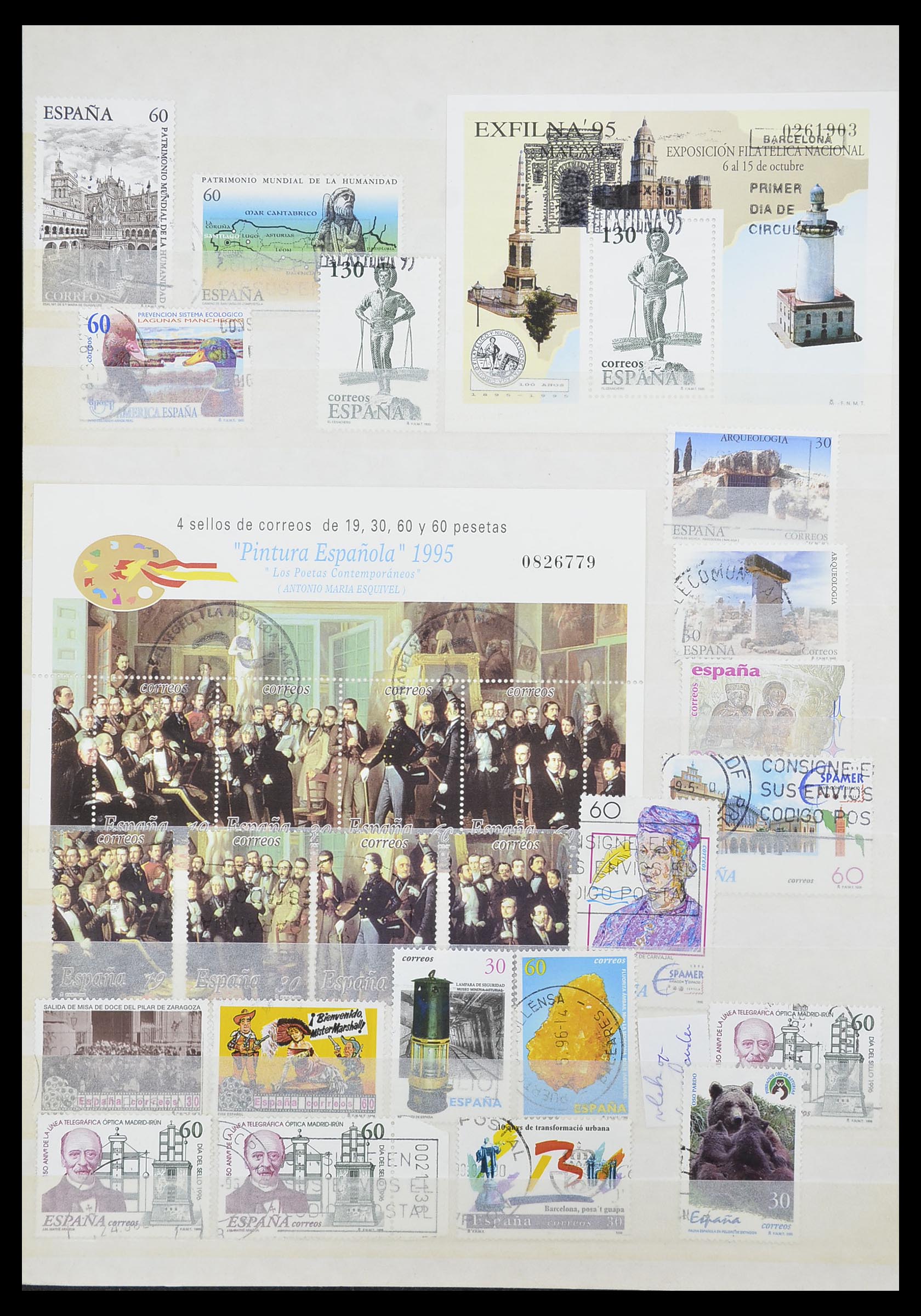 33846 070 - Postzegelverzameling 33846 Spanje 1850-2010.
