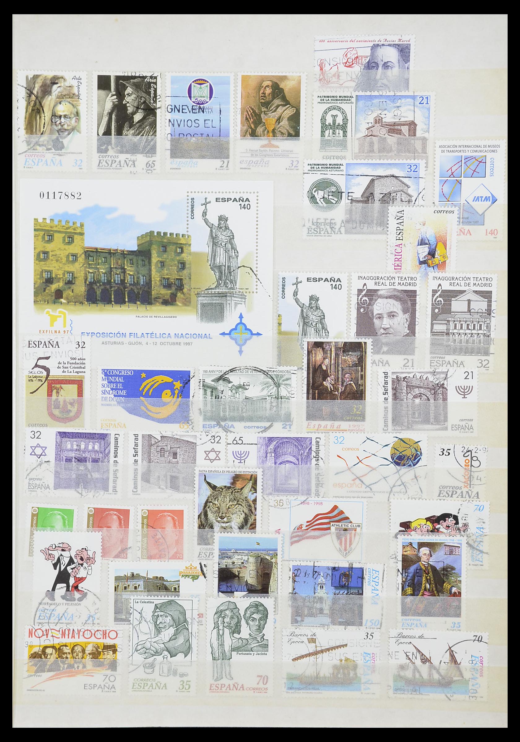 33846 075 - Postzegelverzameling 33846 Spanje 1850-2010.