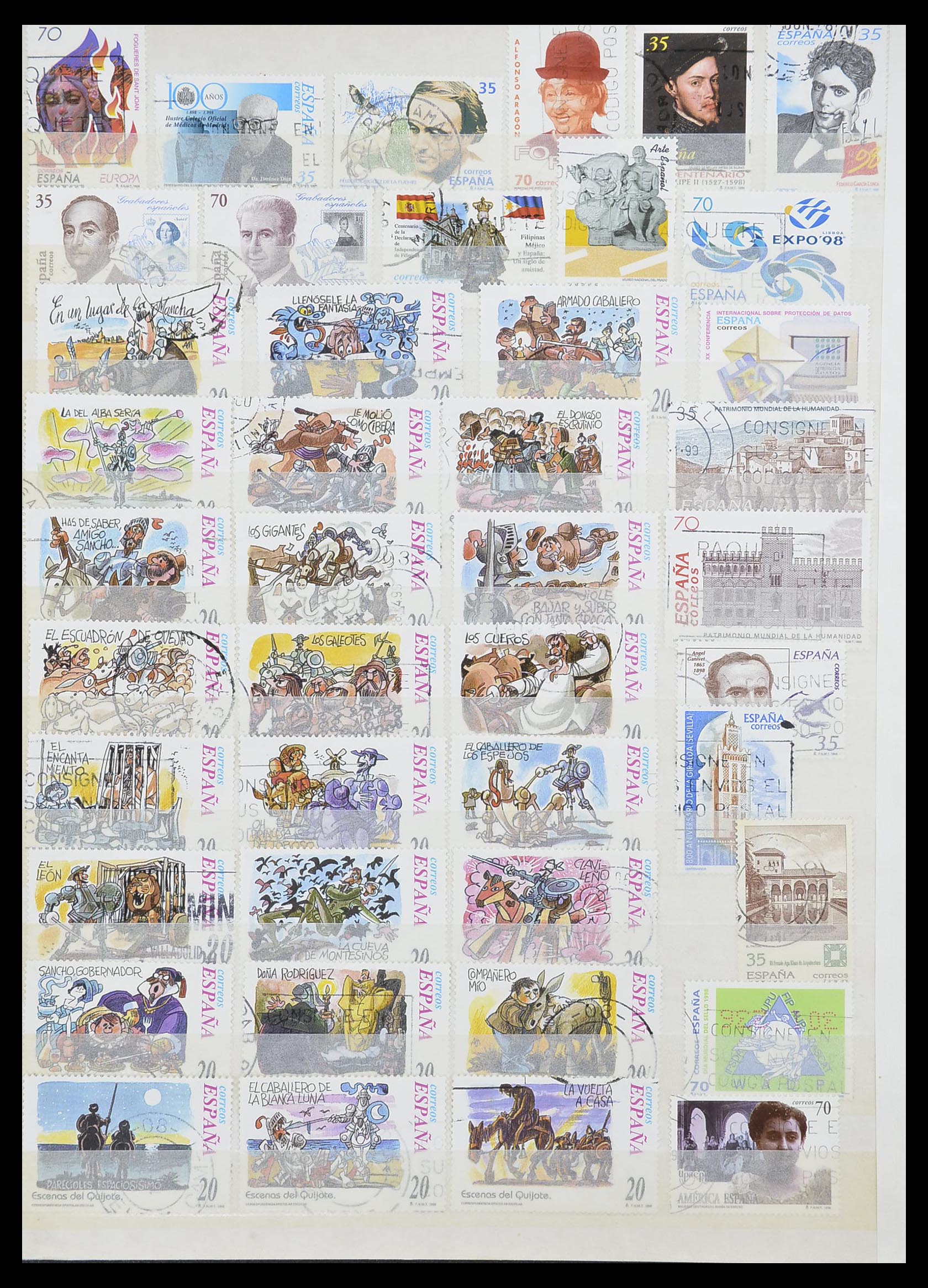 33846 076 - Postzegelverzameling 33846 Spanje 1850-2010.