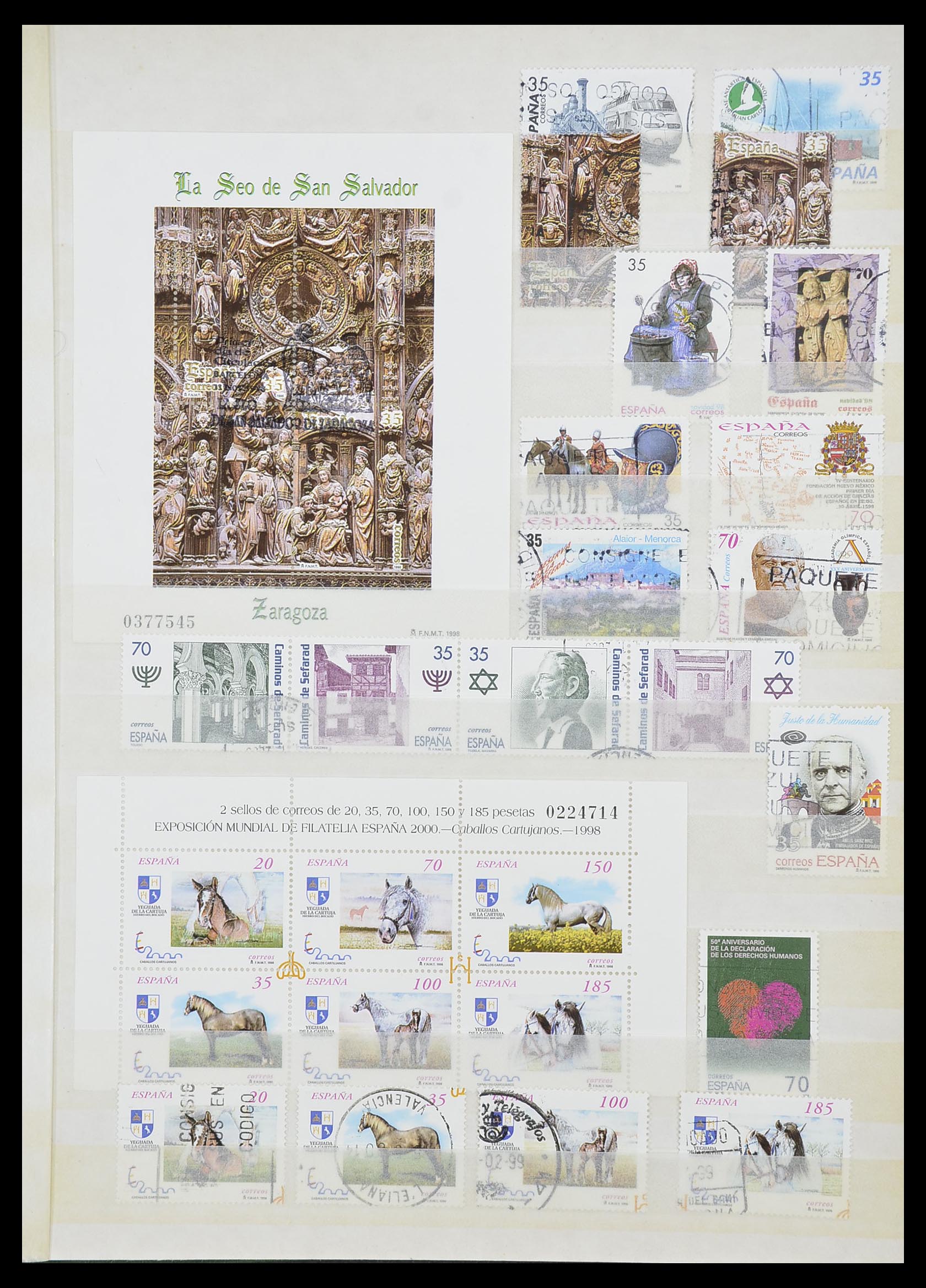 33846 077 - Postzegelverzameling 33846 Spanje 1850-2010.