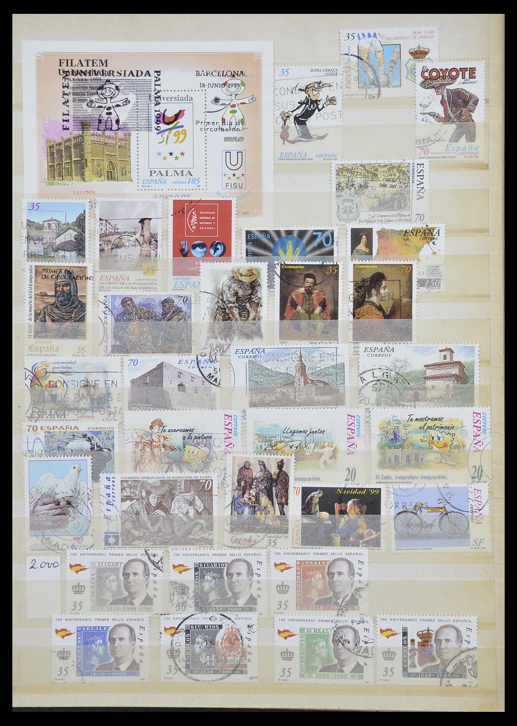 33846 079 - Postzegelverzameling 33846 Spanje 1850-2010.