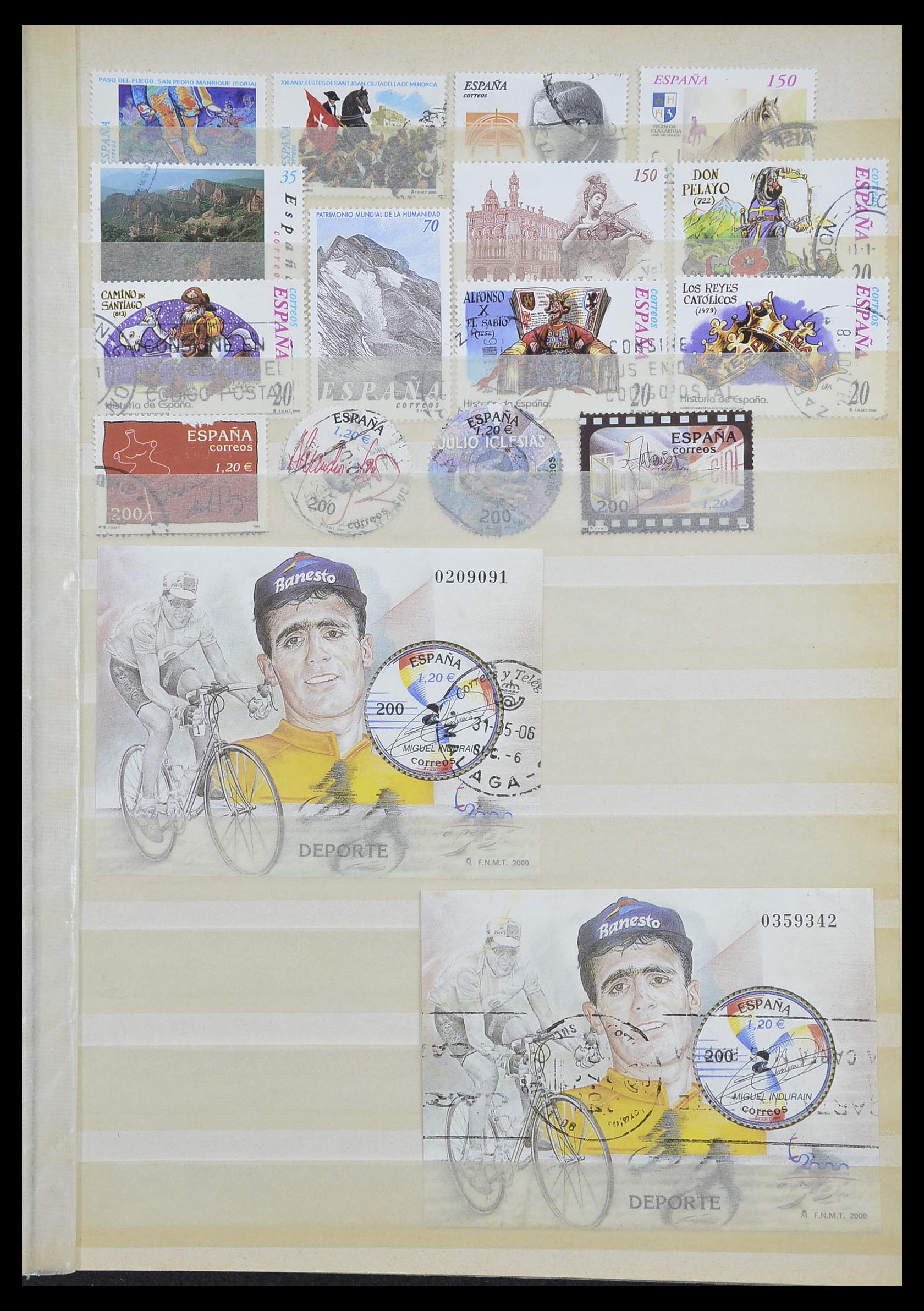 33846 081 - Postzegelverzameling 33846 Spanje 1850-2010.