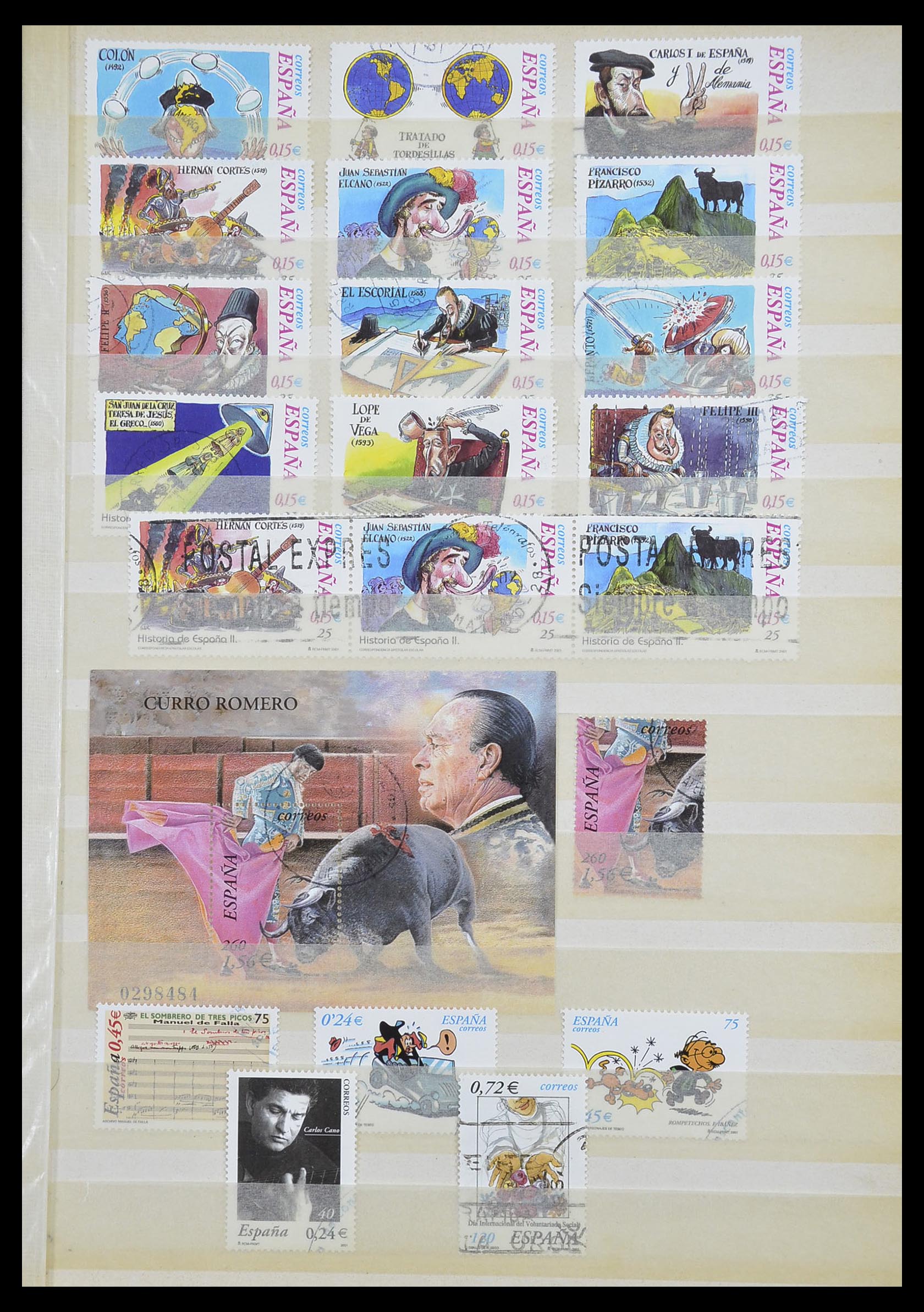 33846 085 - Postzegelverzameling 33846 Spanje 1850-2010.