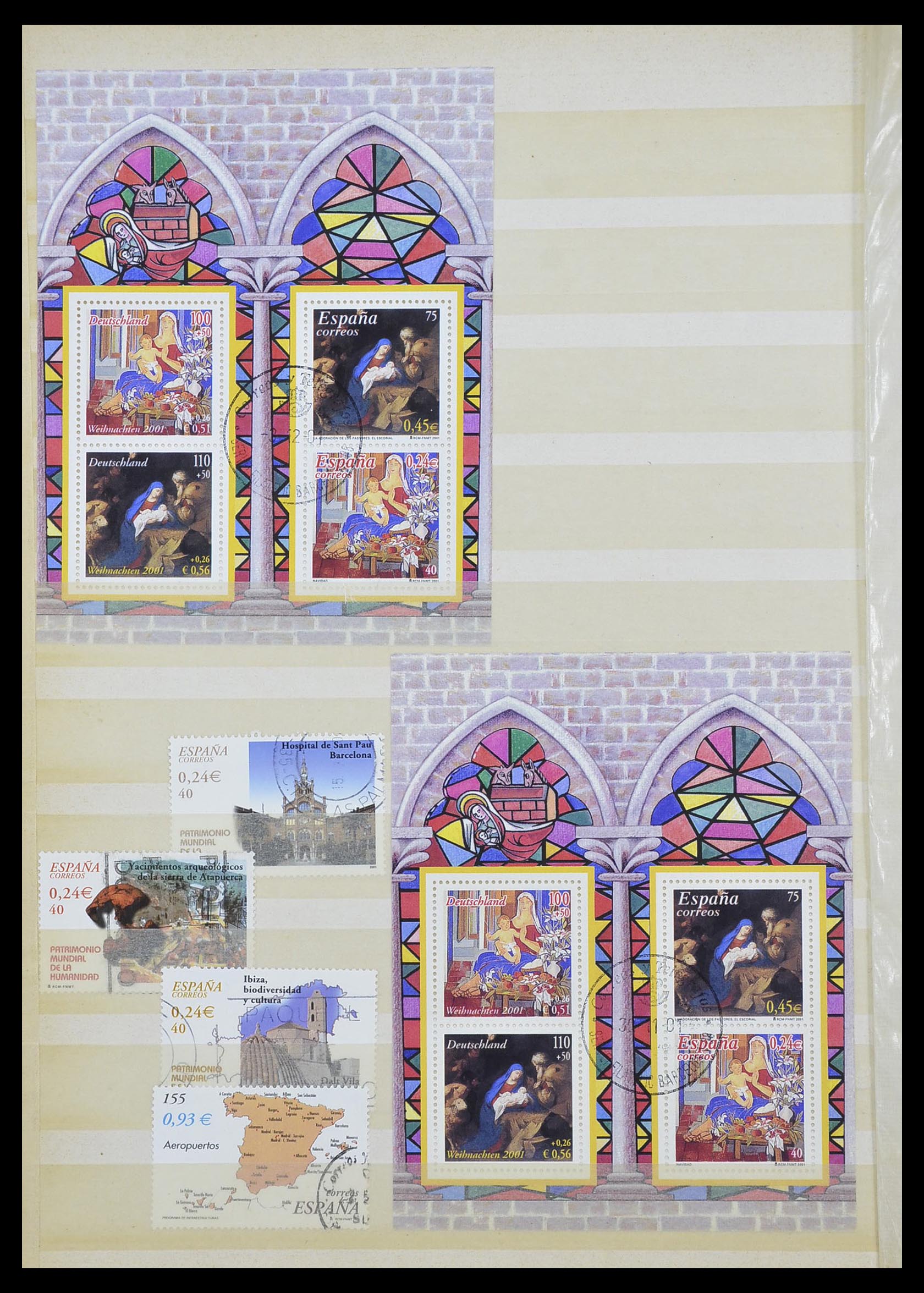 33846 086 - Postzegelverzameling 33846 Spanje 1850-2010.