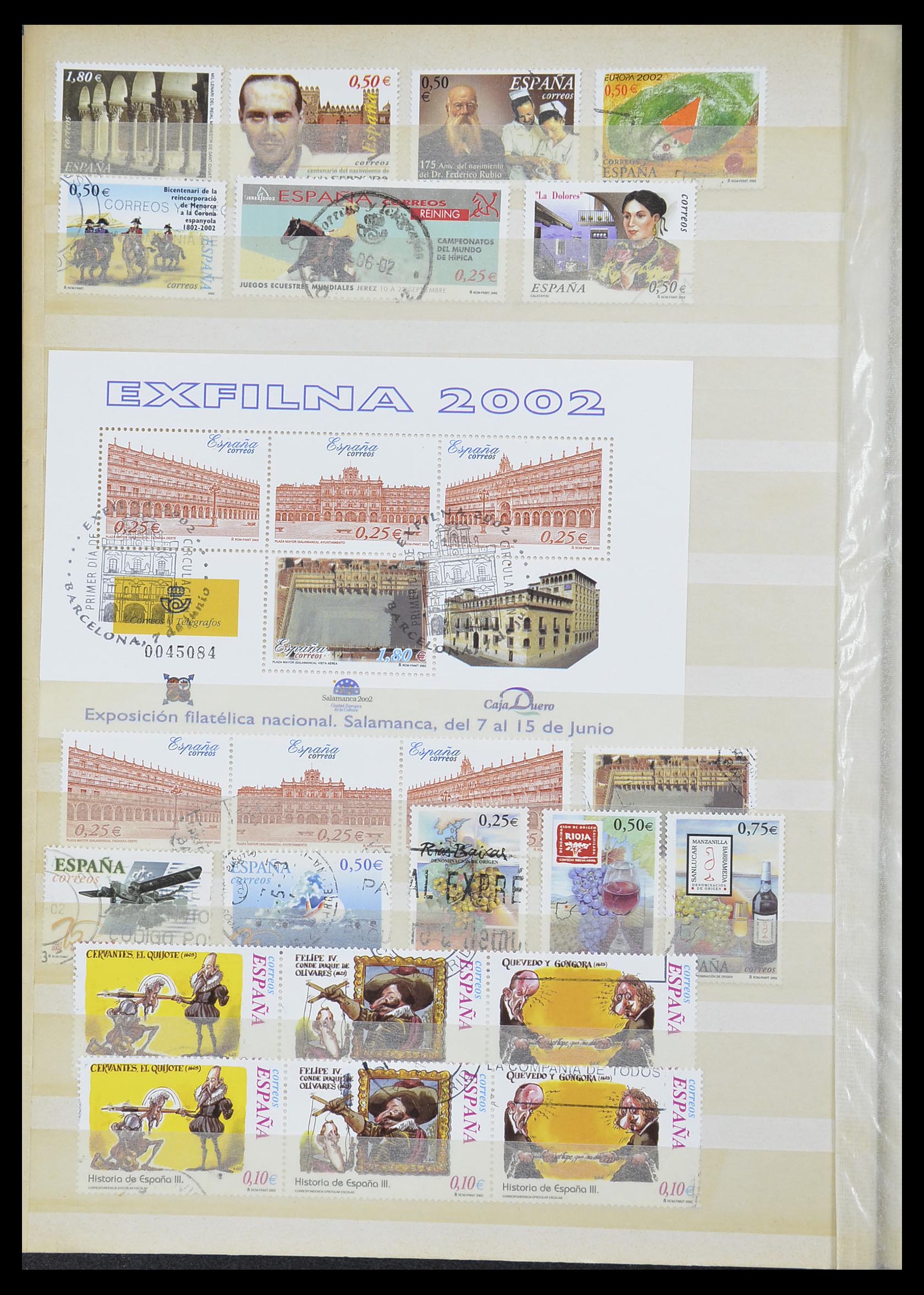 33846 090 - Postzegelverzameling 33846 Spanje 1850-2010.