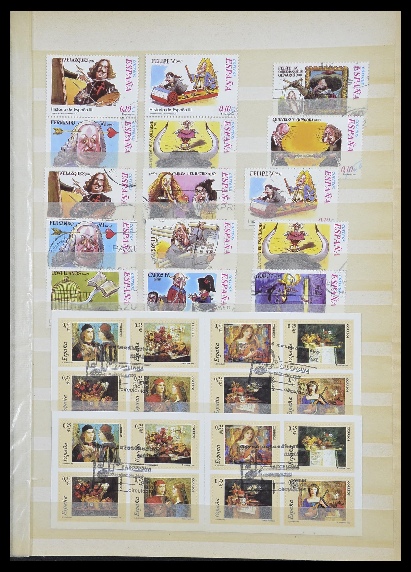 33846 091 - Postzegelverzameling 33846 Spanje 1850-2010.