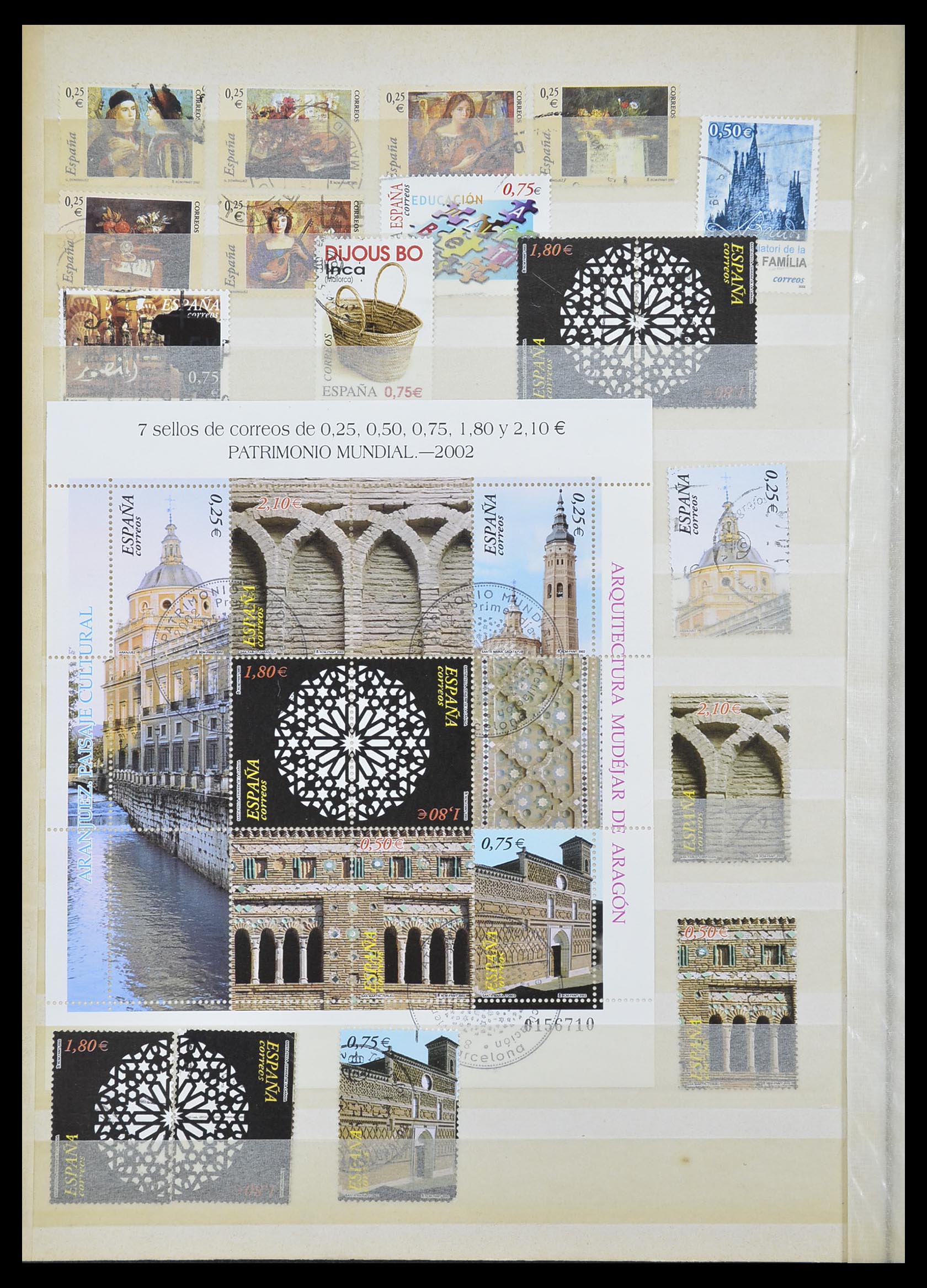 33846 092 - Postzegelverzameling 33846 Spanje 1850-2010.