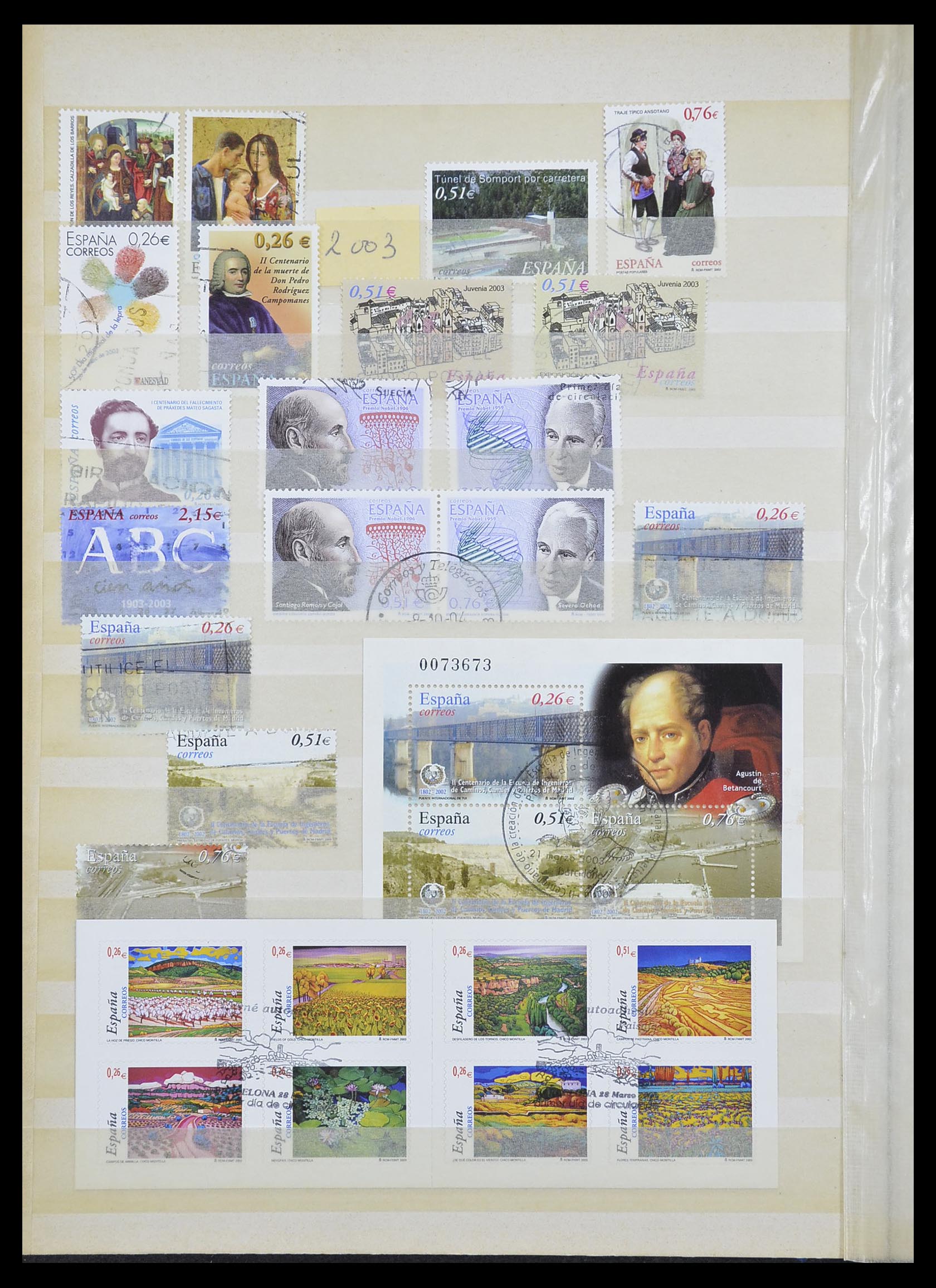 33846 096 - Postzegelverzameling 33846 Spanje 1850-2010.
