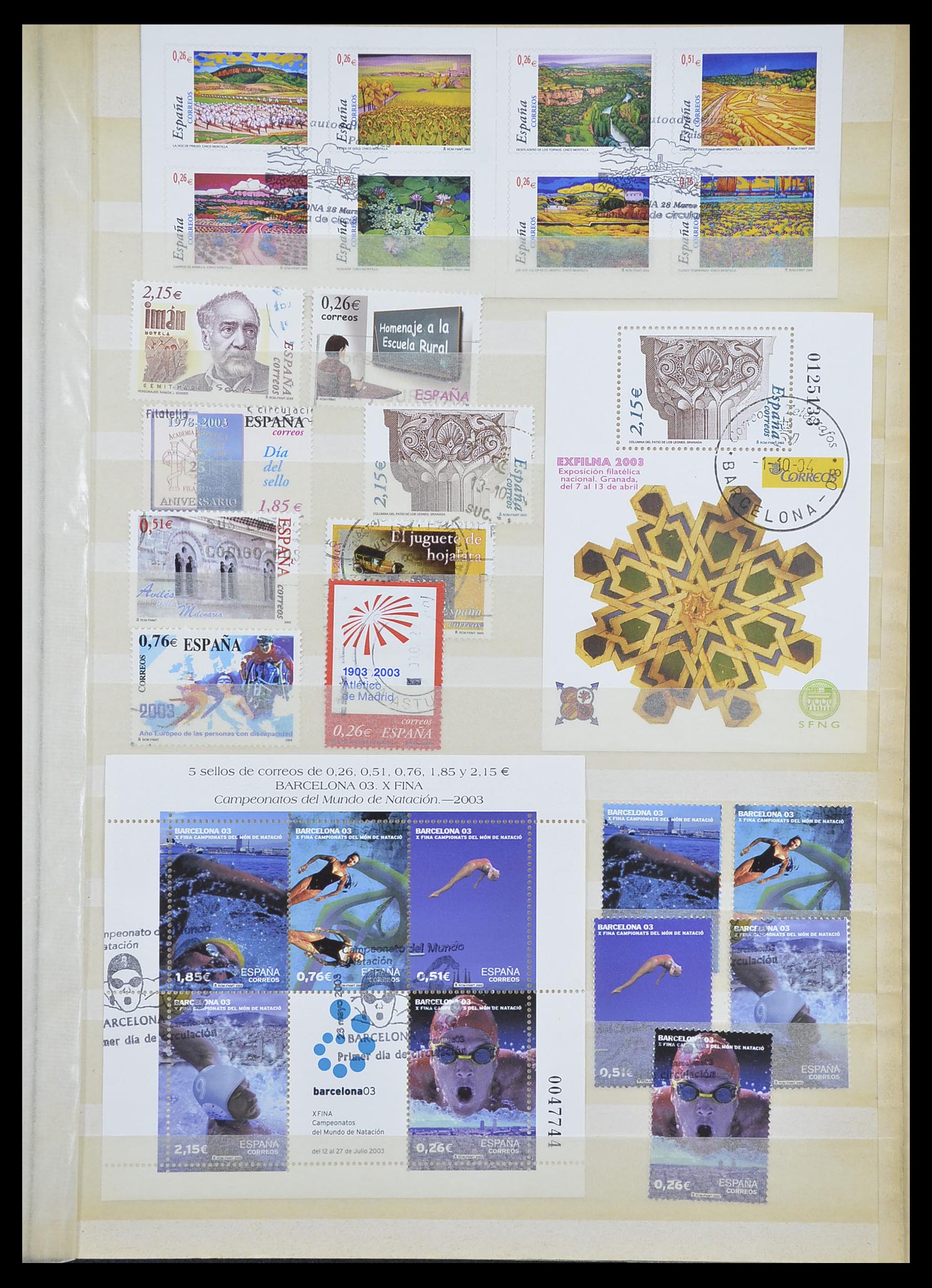 33846 097 - Postzegelverzameling 33846 Spanje 1850-2010.