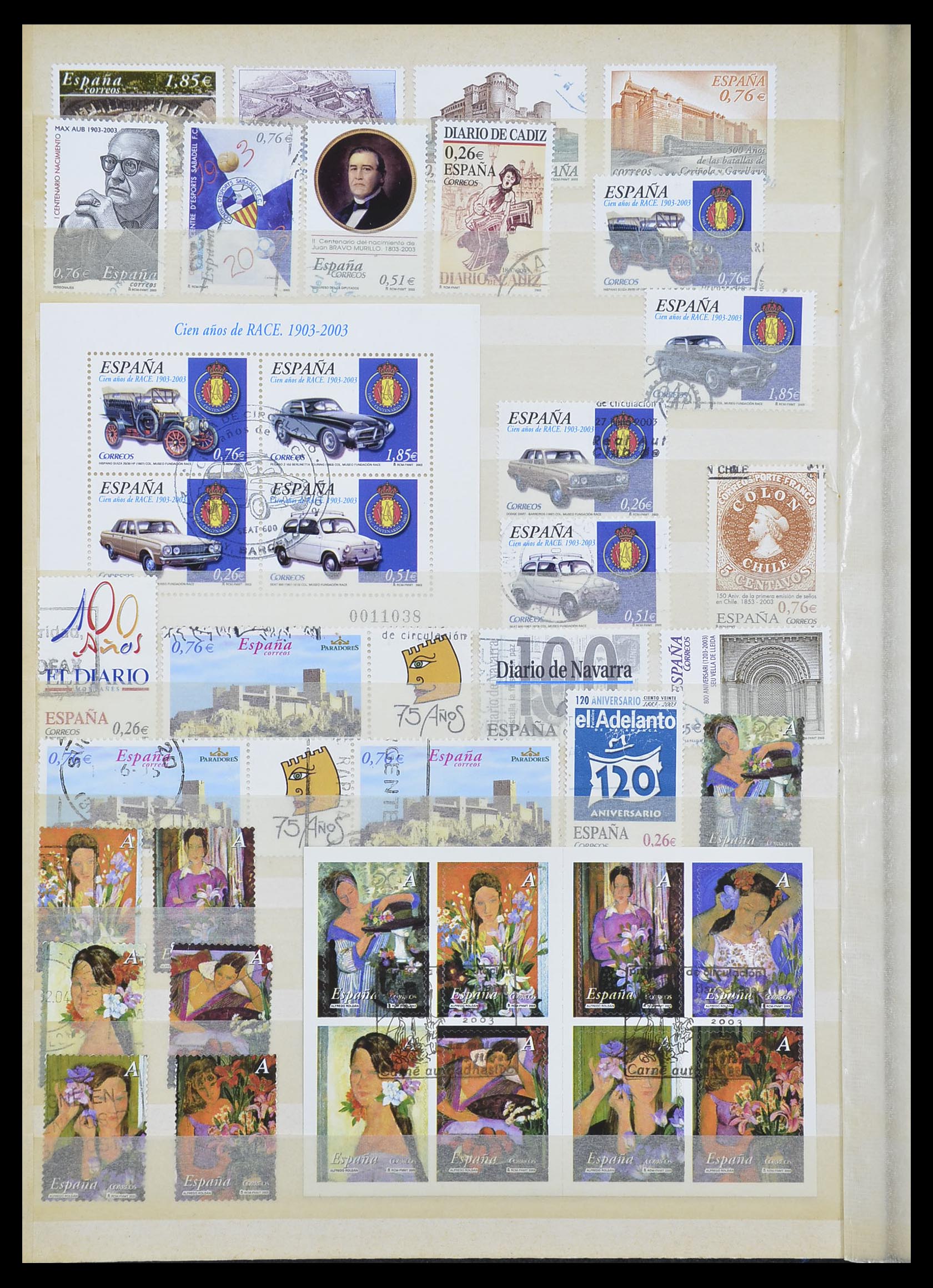 33846 098 - Postzegelverzameling 33846 Spanje 1850-2010.