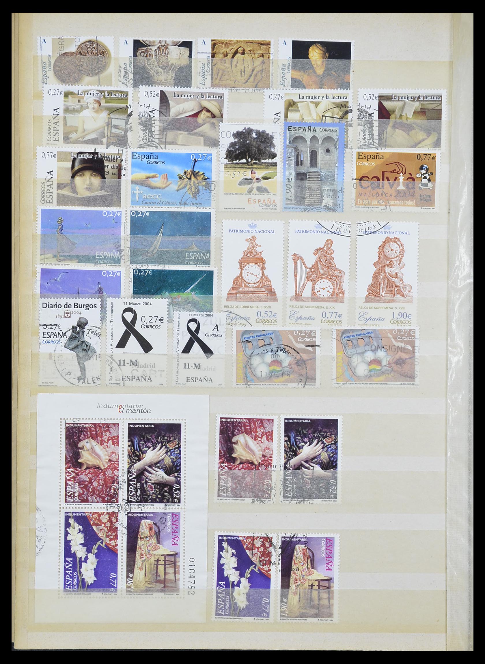 33846 100 - Postzegelverzameling 33846 Spanje 1850-2010.