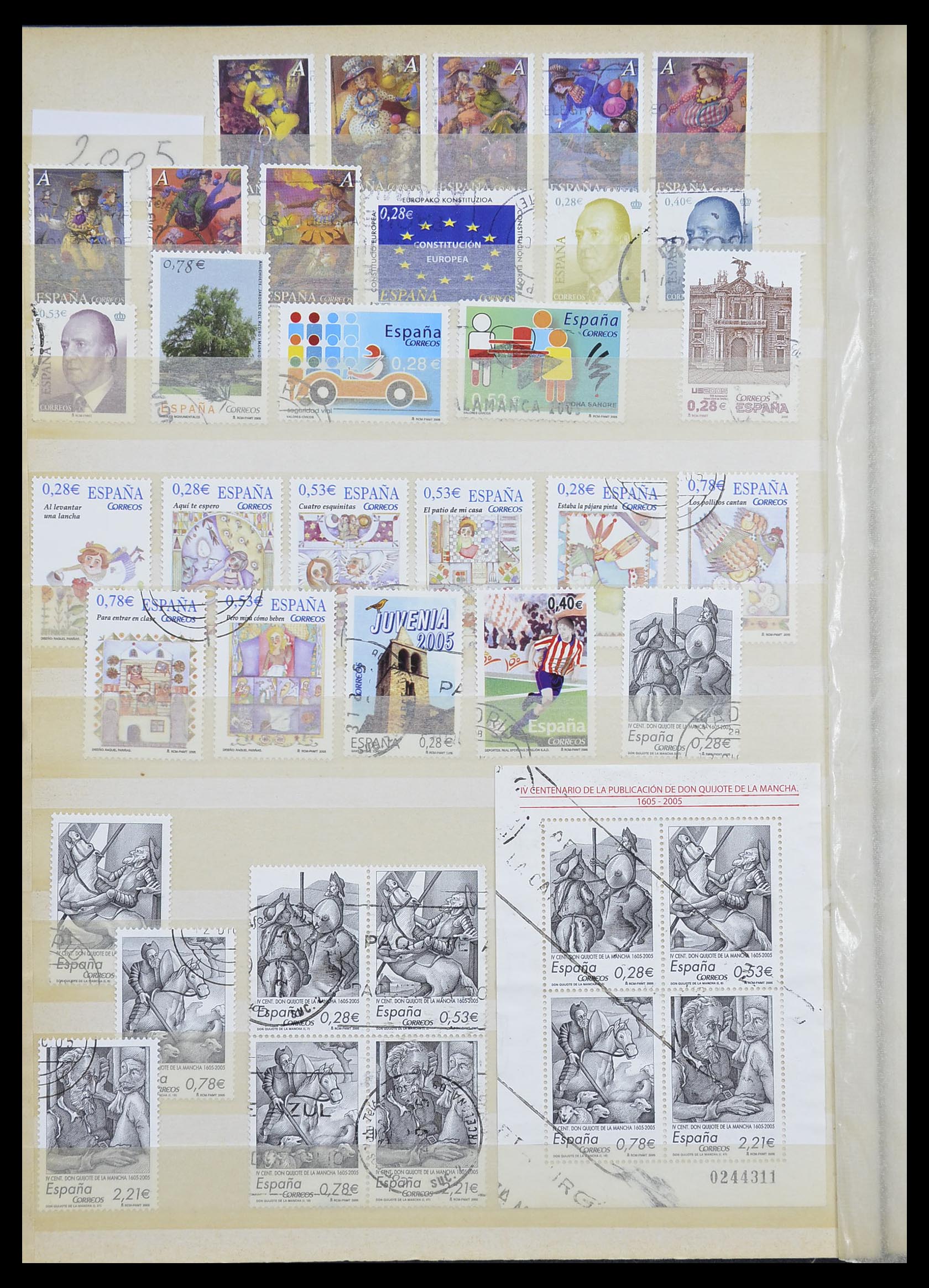 33846 102 - Postzegelverzameling 33846 Spanje 1850-2010.