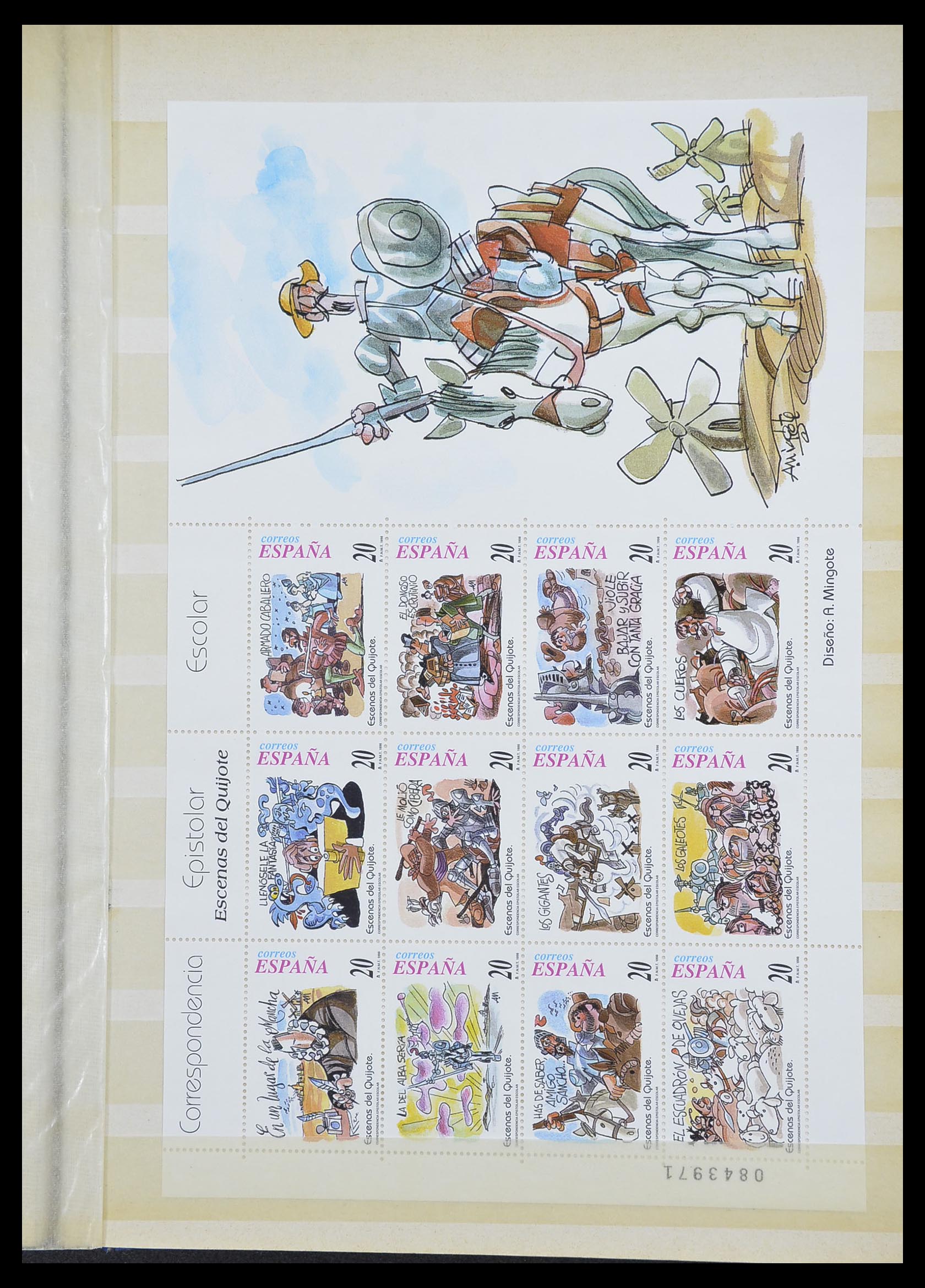 33846 113 - Postzegelverzameling 33846 Spanje 1850-2010.