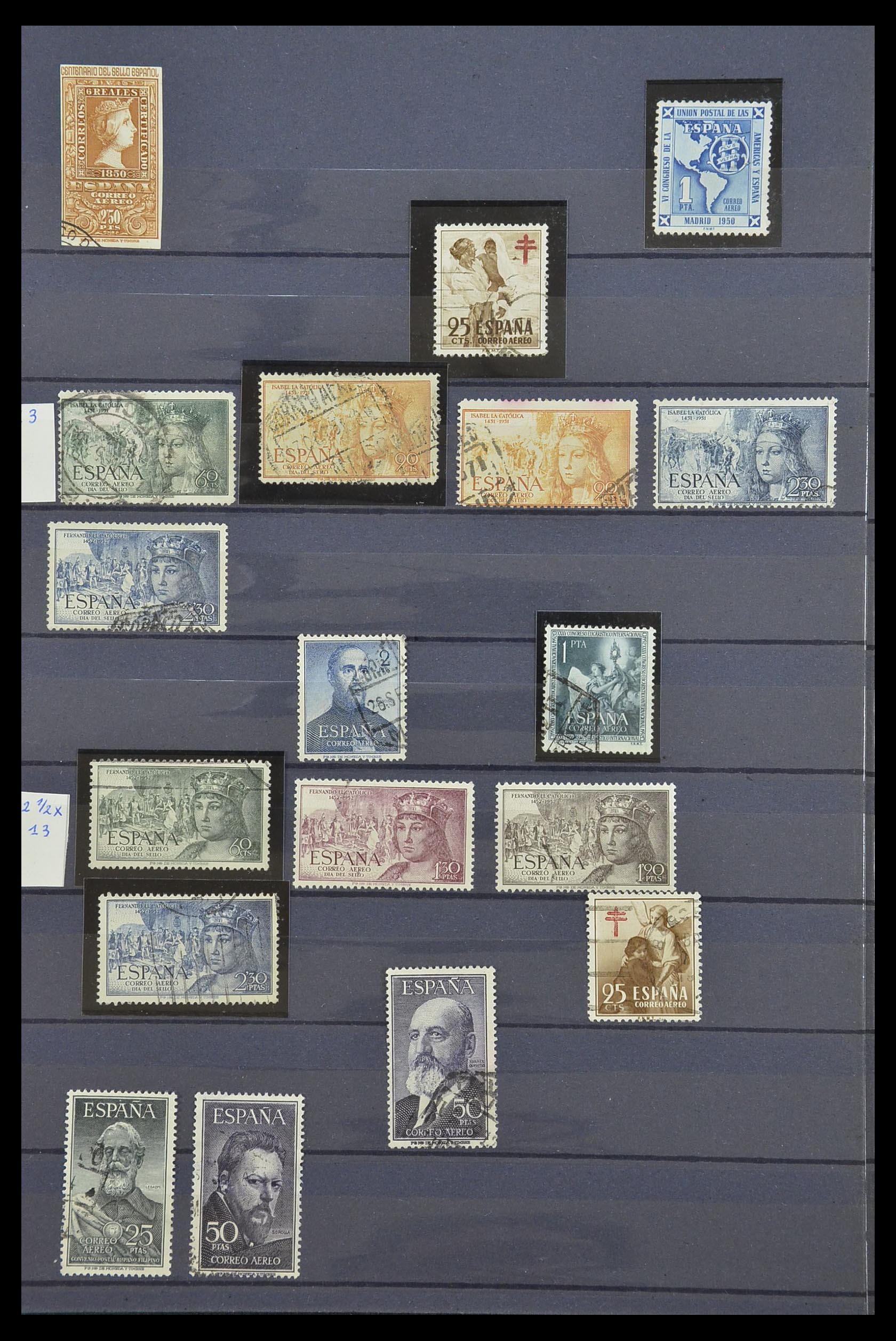33846 134 - Postzegelverzameling 33846 Spanje 1850-2010.