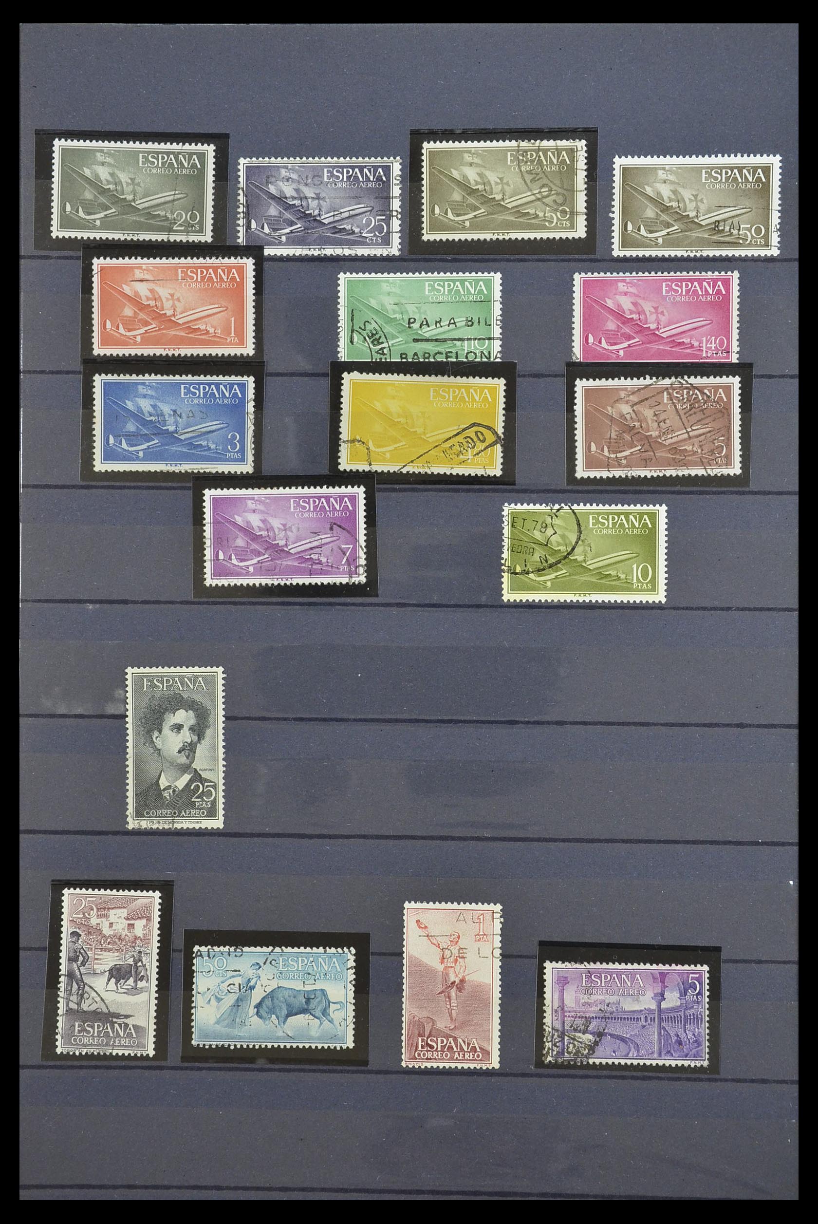 33846 135 - Postzegelverzameling 33846 Spanje 1850-2010.