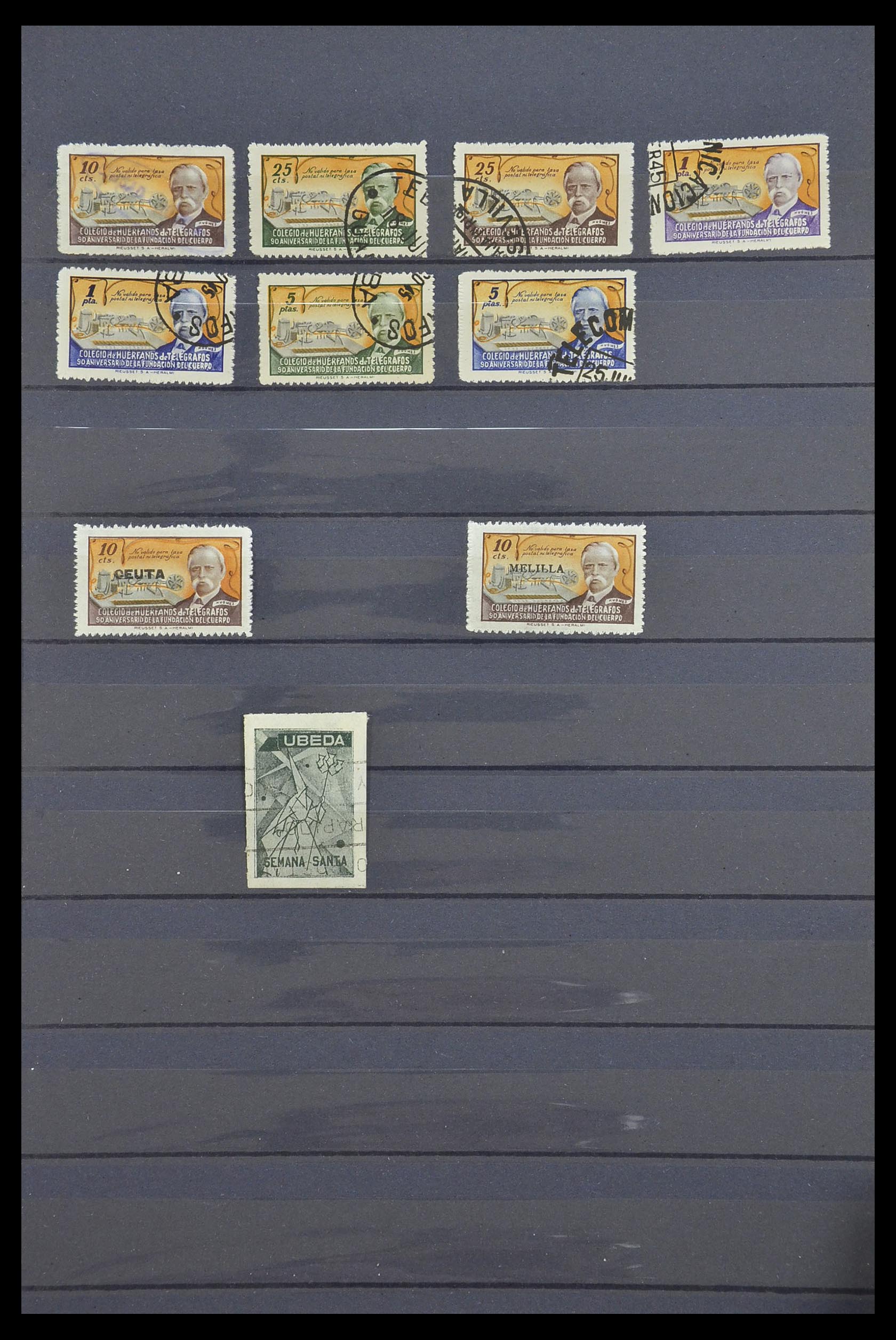 33846 140 - Postzegelverzameling 33846 Spanje 1850-2010.