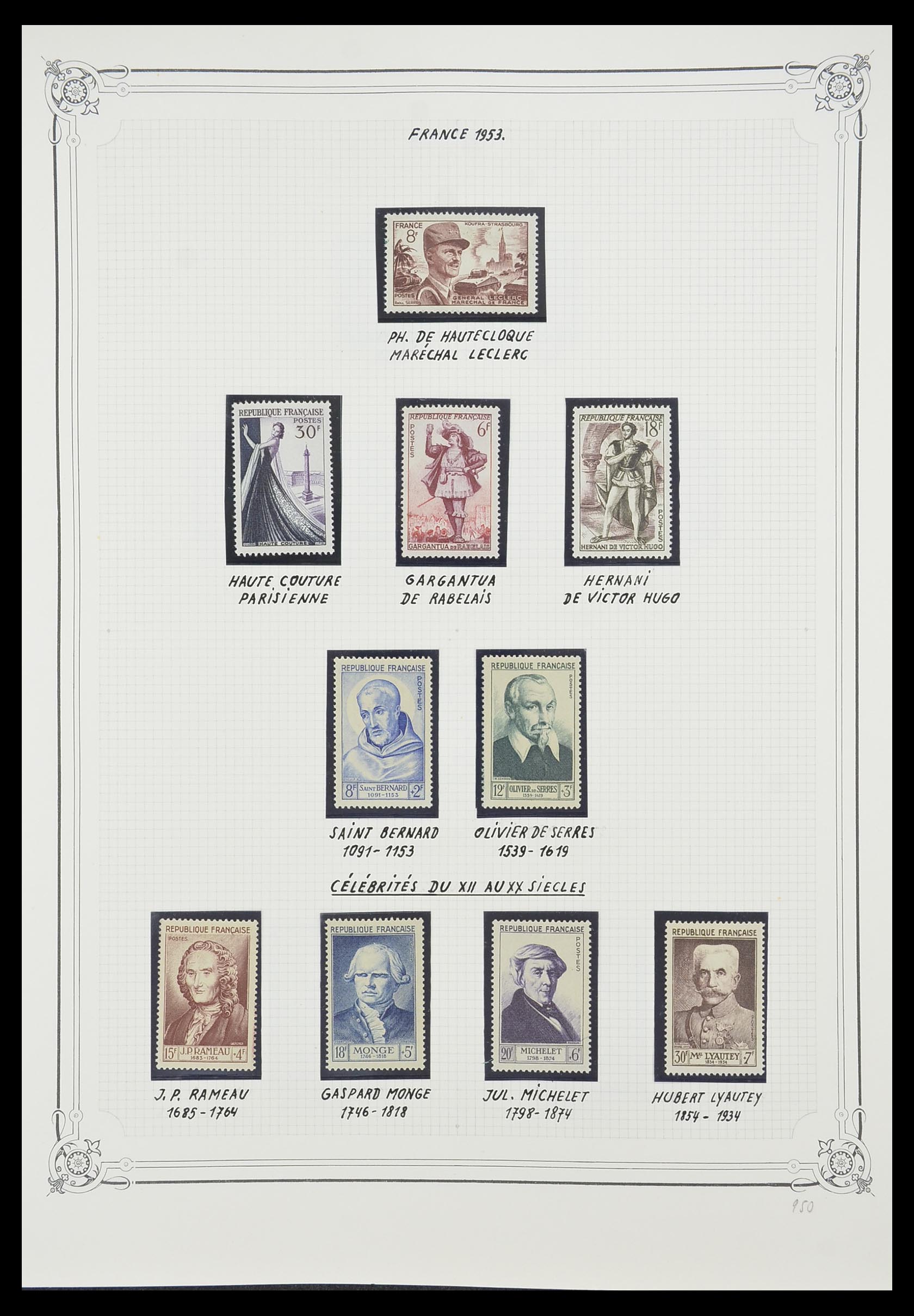 33847 007 - Postzegelverzameling 33847 Frankrijk 1951-1979.