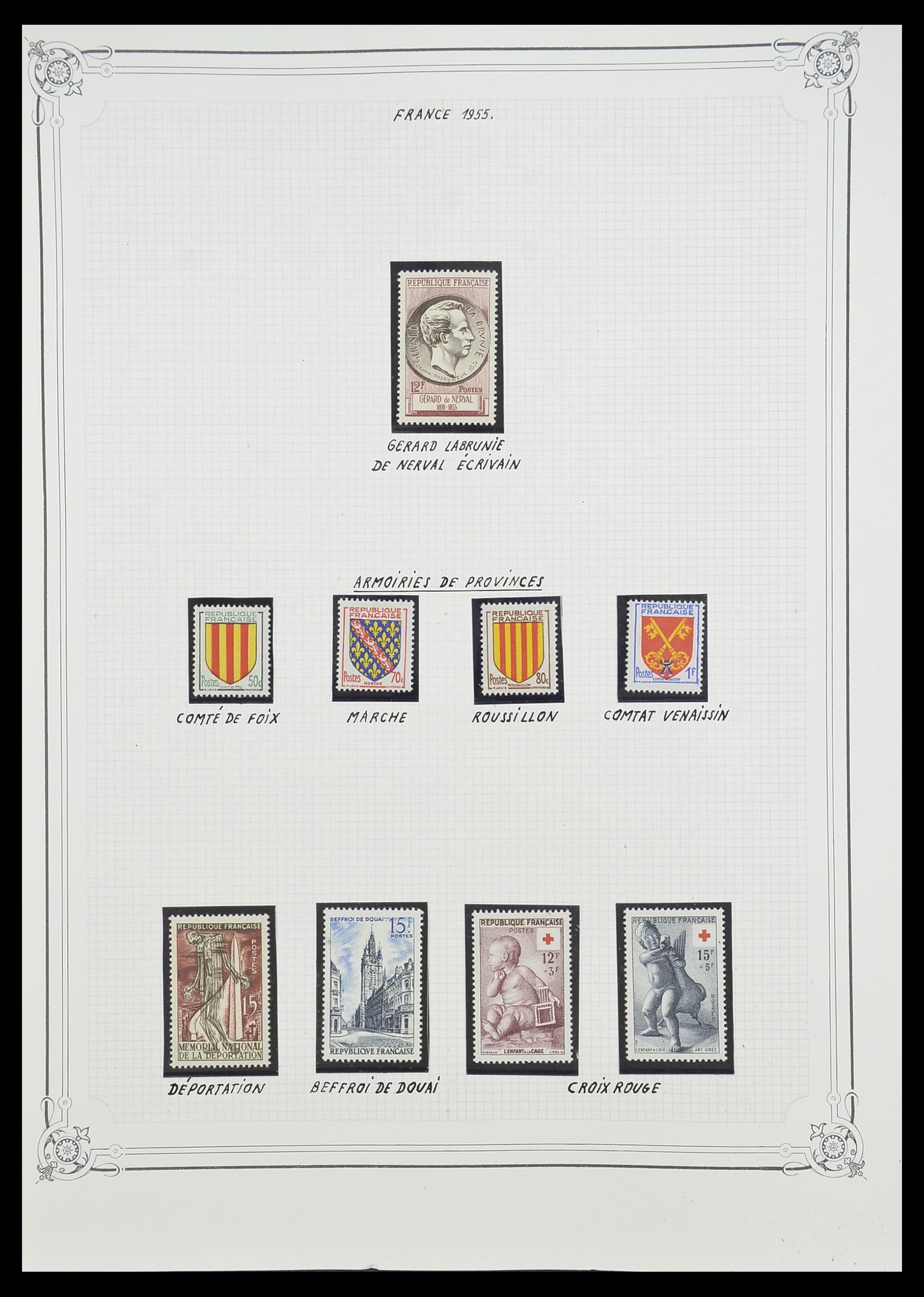 33847 018 - Postzegelverzameling 33847 Frankrijk 1951-1979.