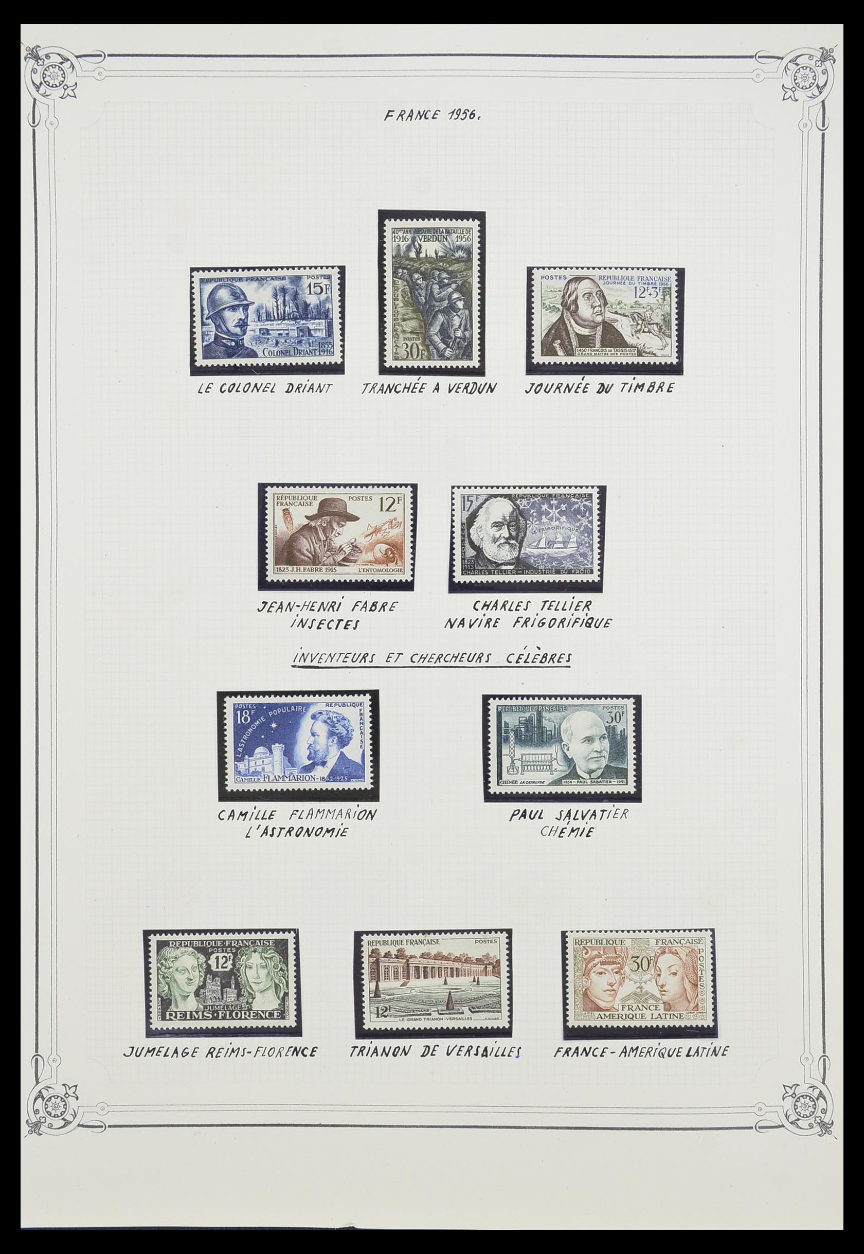 33847 019 - Postzegelverzameling 33847 Frankrijk 1951-1979.