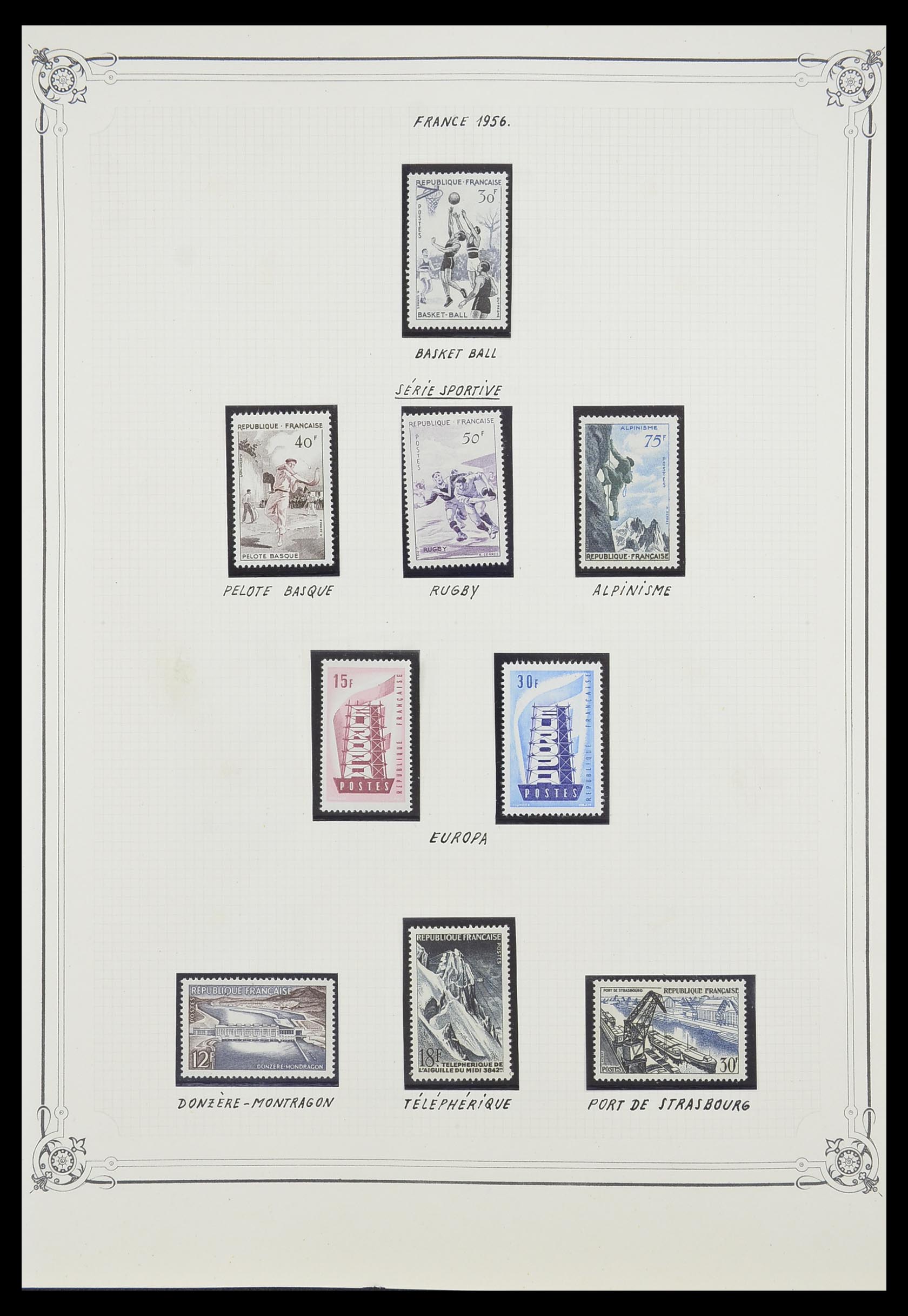 33847 021 - Postzegelverzameling 33847 Frankrijk 1951-1979.