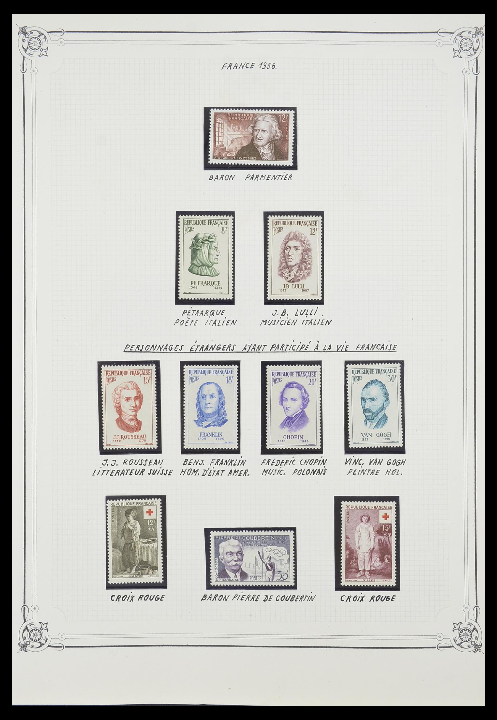 33847 022 - Postzegelverzameling 33847 Frankrijk 1951-1979.