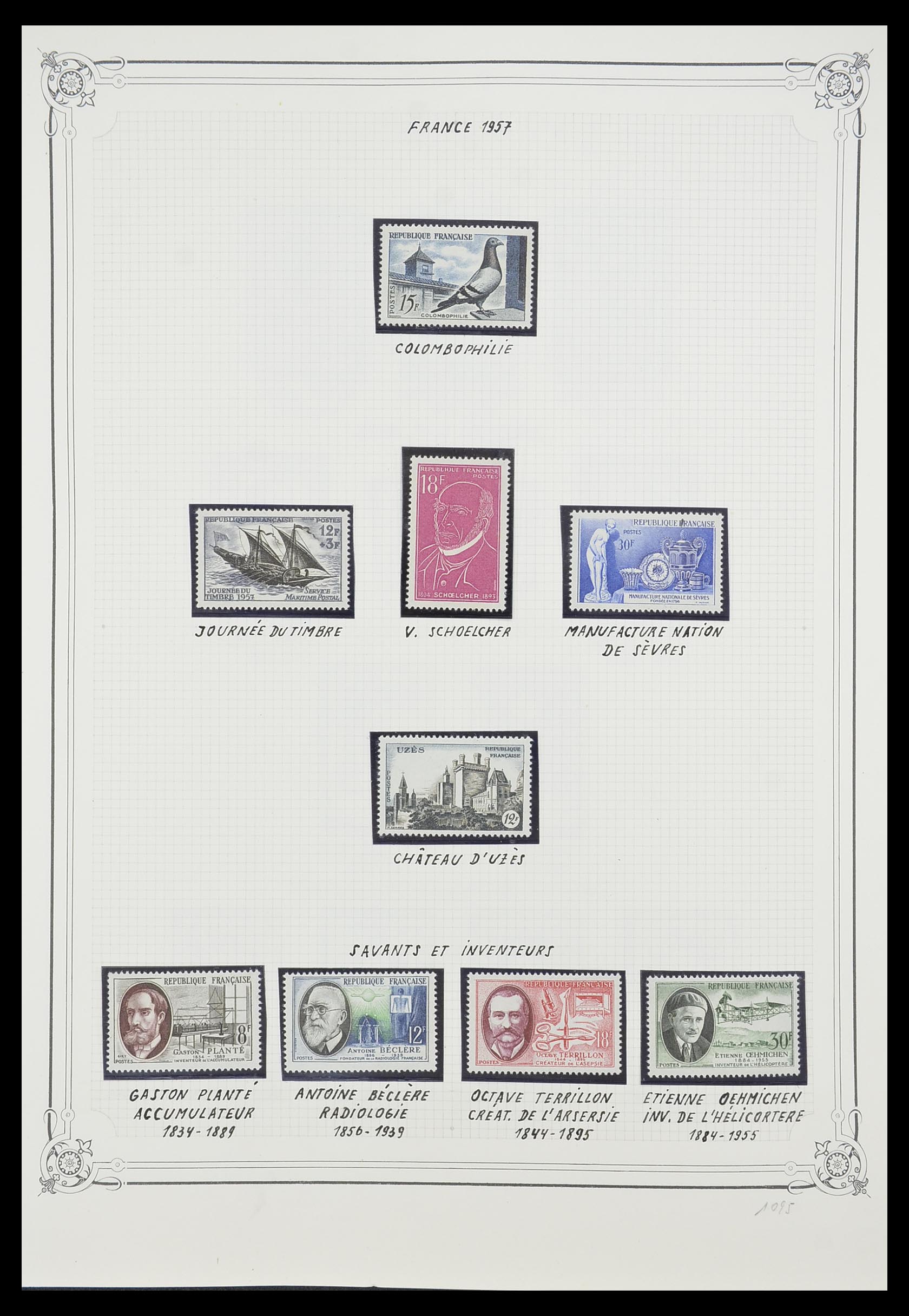 33847 023 - Postzegelverzameling 33847 Frankrijk 1951-1979.