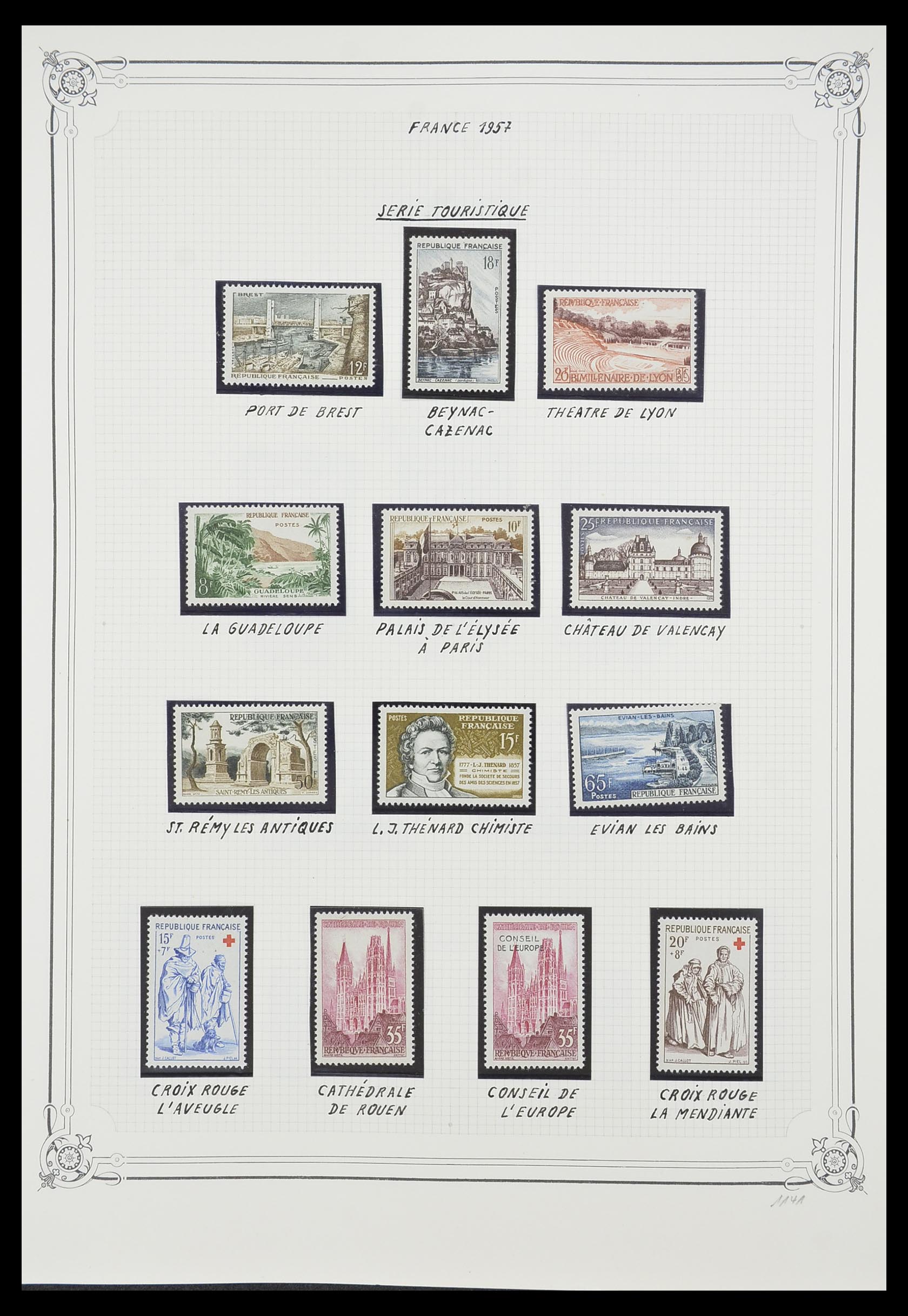 33847 027 - Postzegelverzameling 33847 Frankrijk 1951-1979.