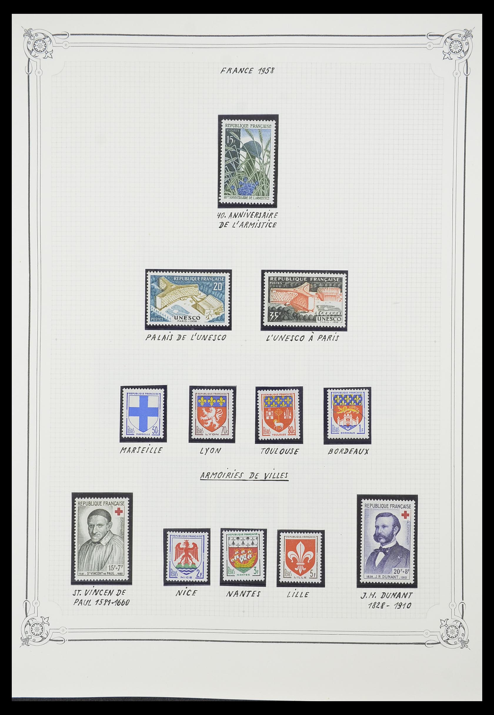 33847 031 - Postzegelverzameling 33847 Frankrijk 1951-1979.