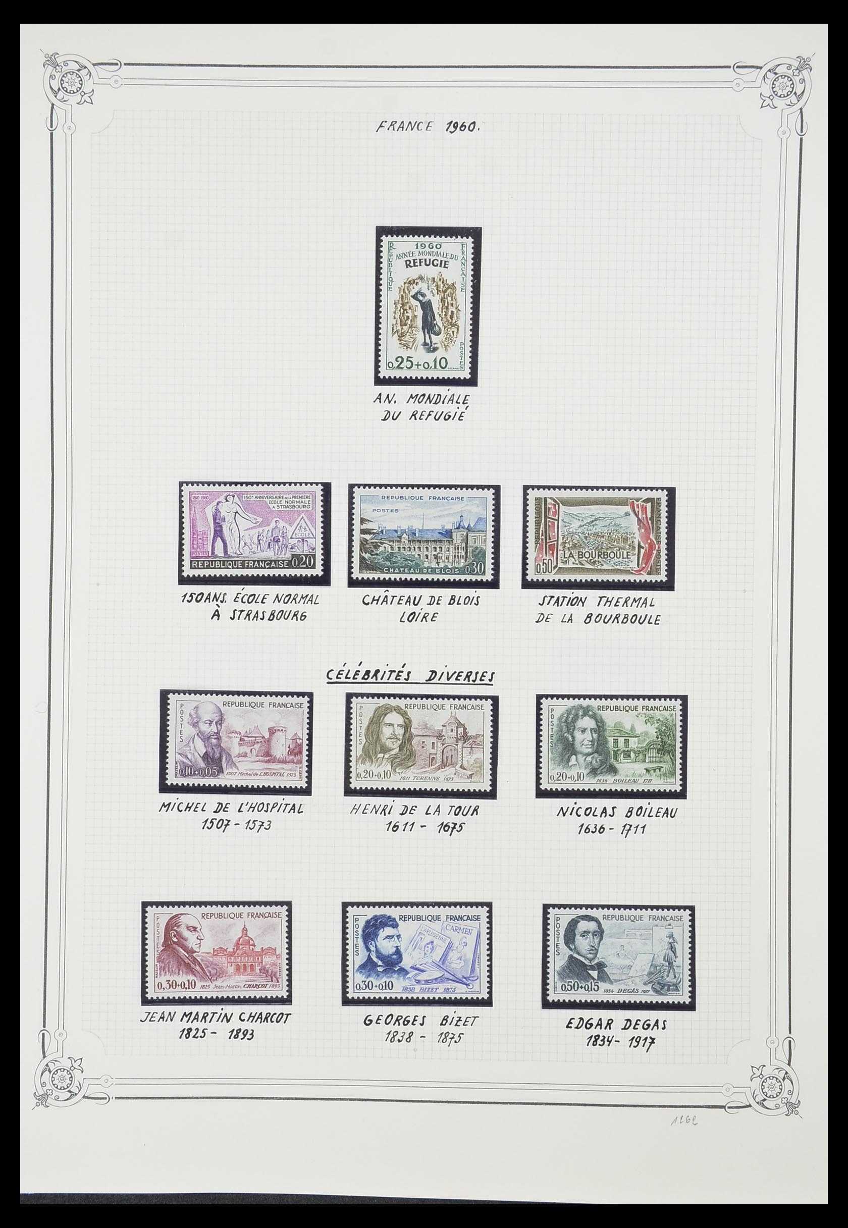 33847 038 - Postzegelverzameling 33847 Frankrijk 1951-1979.