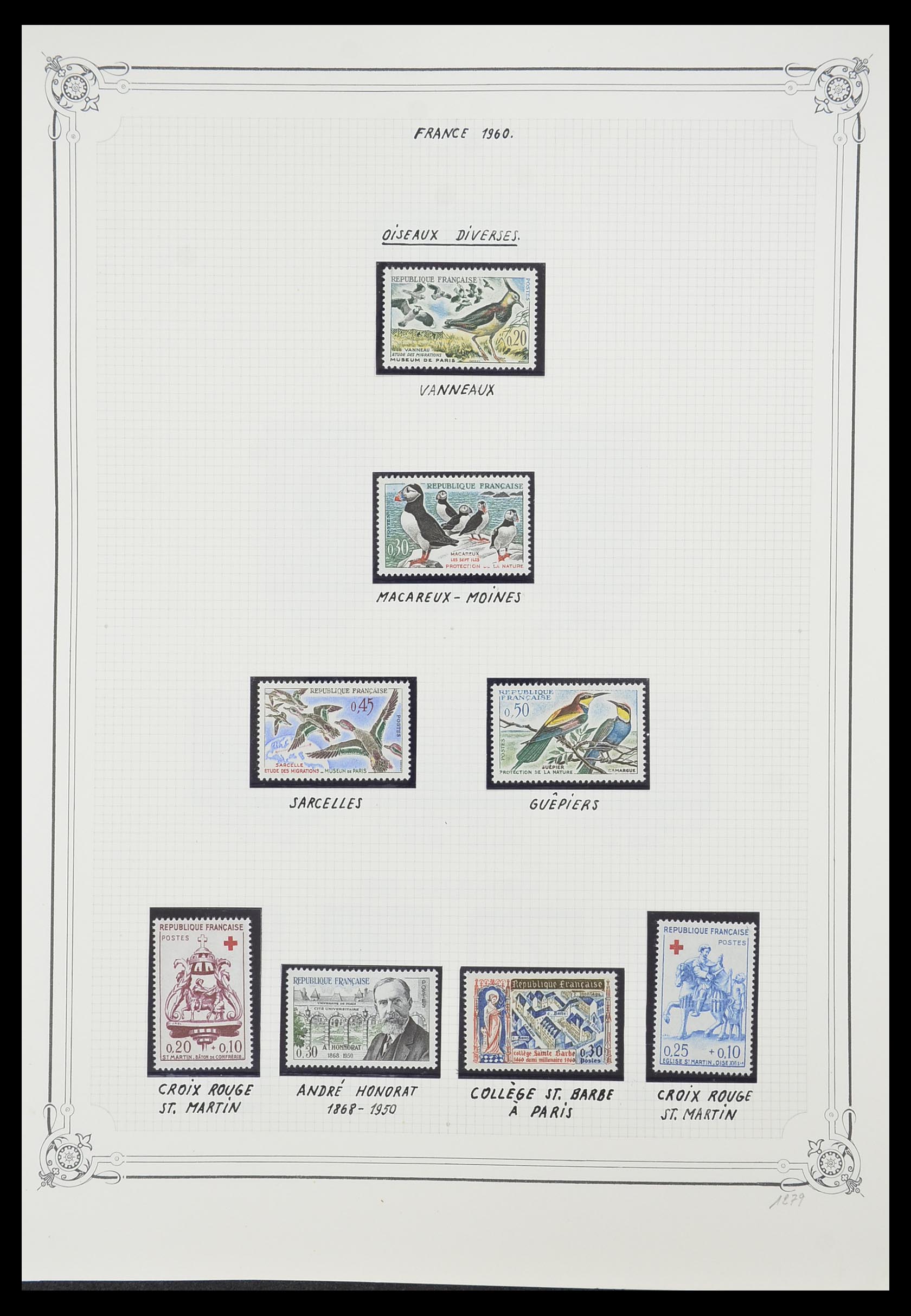 33847 040 - Postzegelverzameling 33847 Frankrijk 1951-1979.