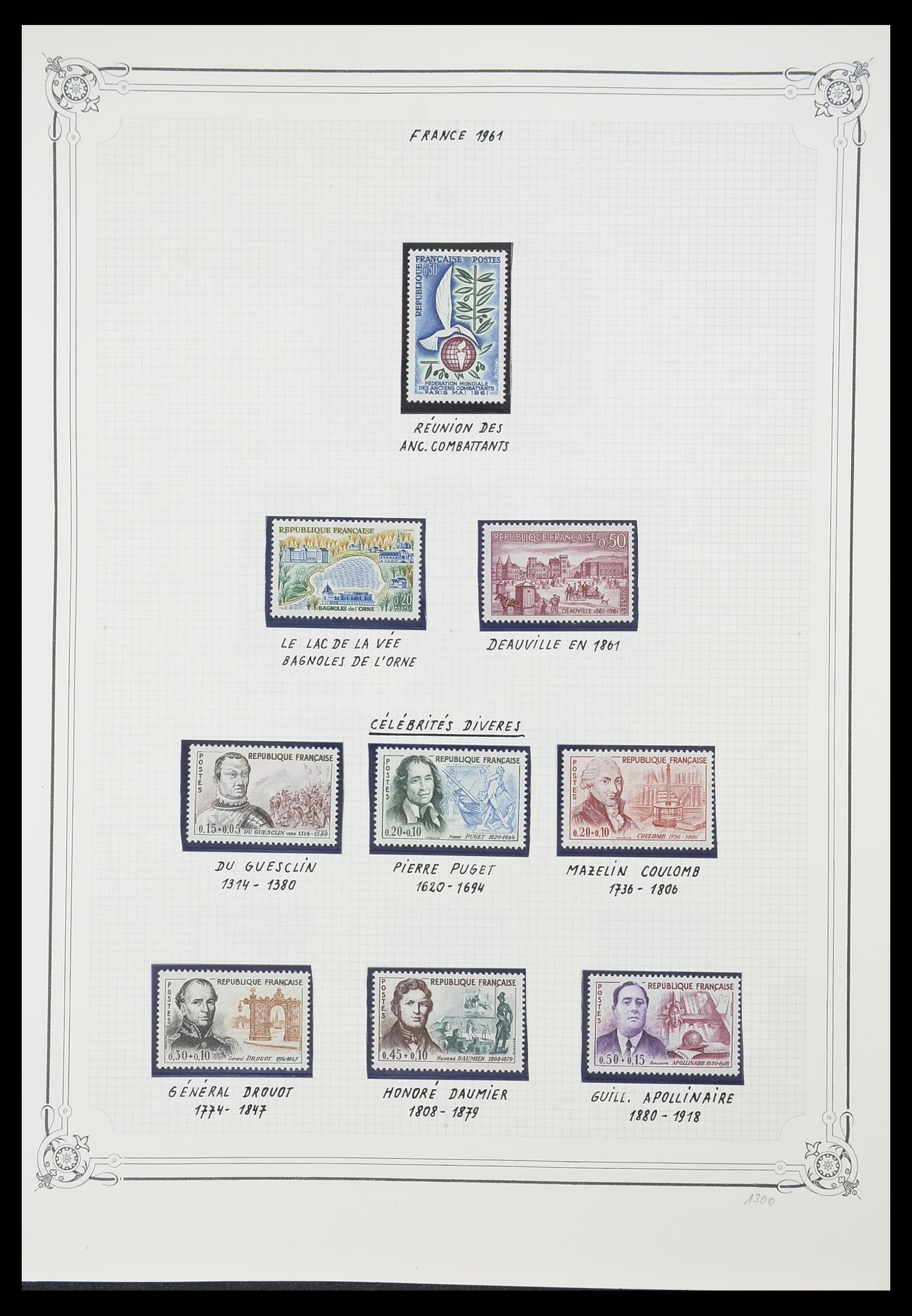 33847 042 - Postzegelverzameling 33847 Frankrijk 1951-1979.