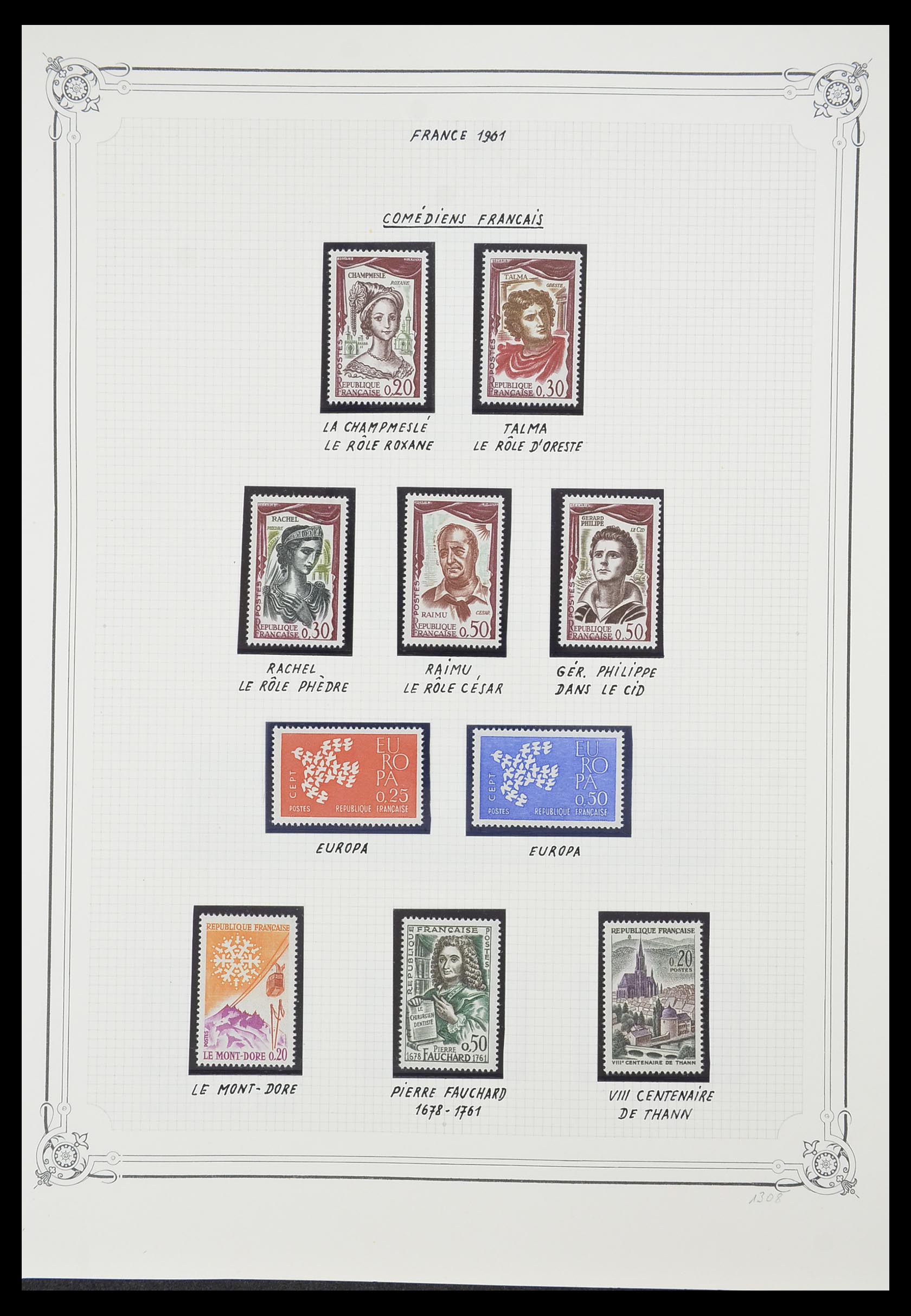 33847 043 - Postzegelverzameling 33847 Frankrijk 1951-1979.
