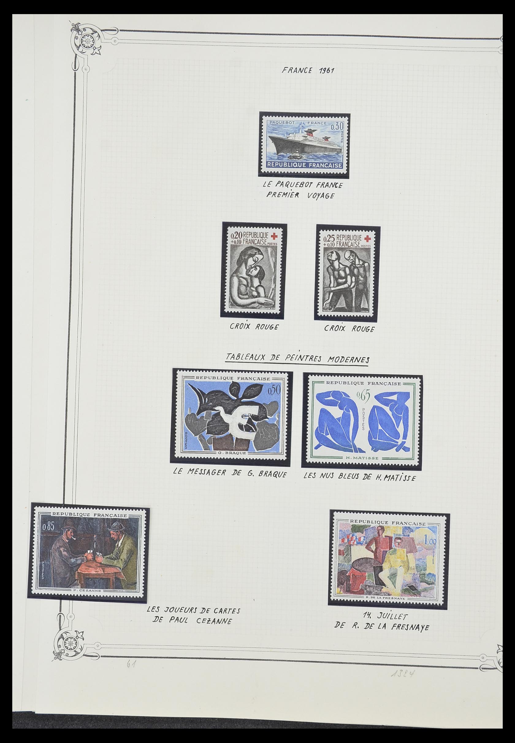 33847 045 - Postzegelverzameling 33847 Frankrijk 1951-1979.